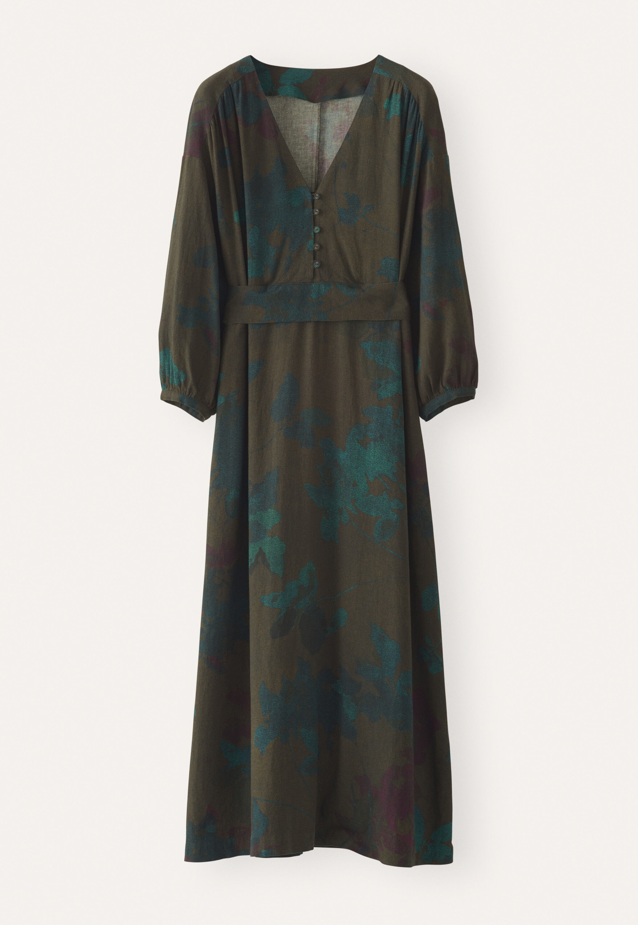 Long printed dress