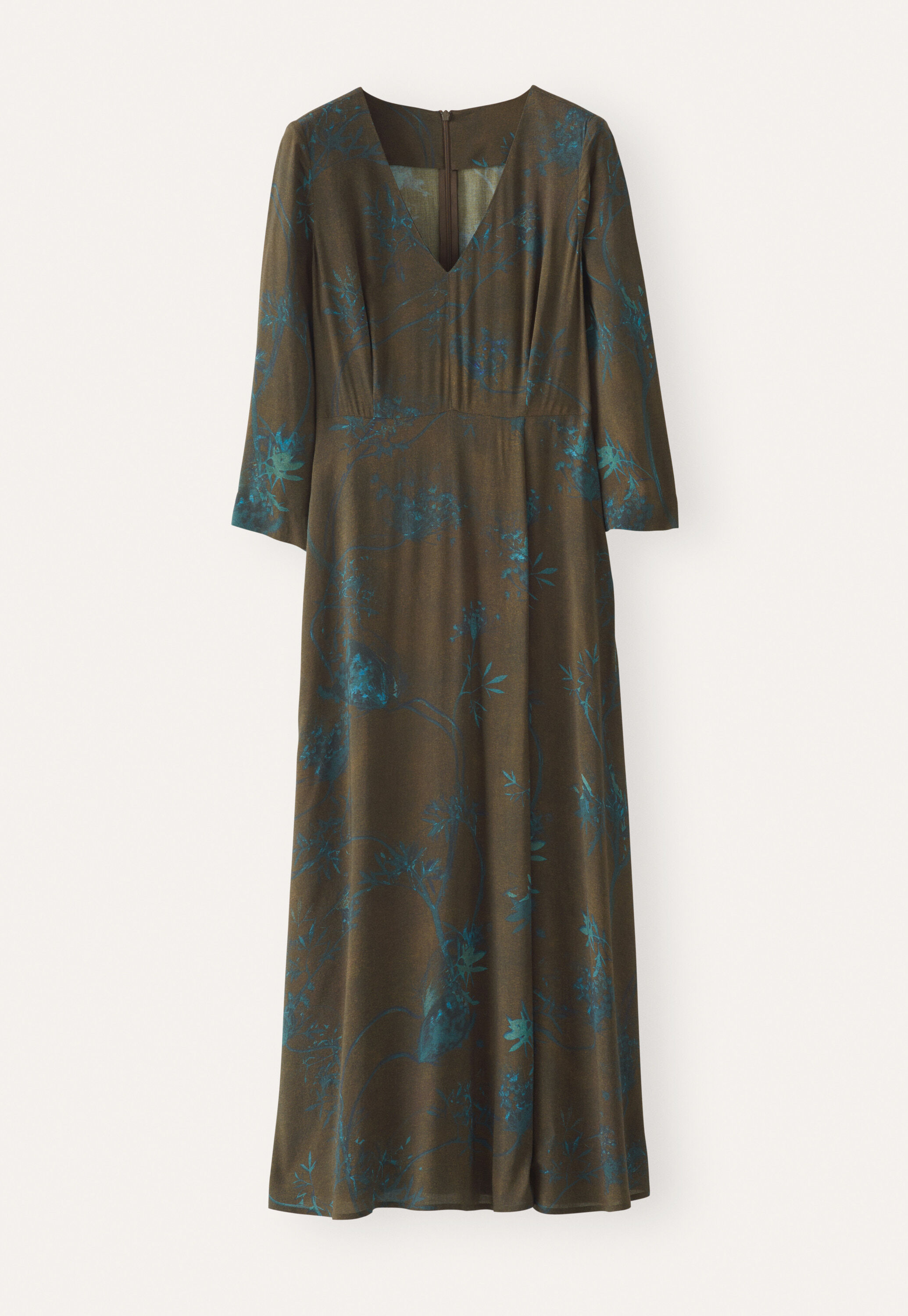 Long printed dress