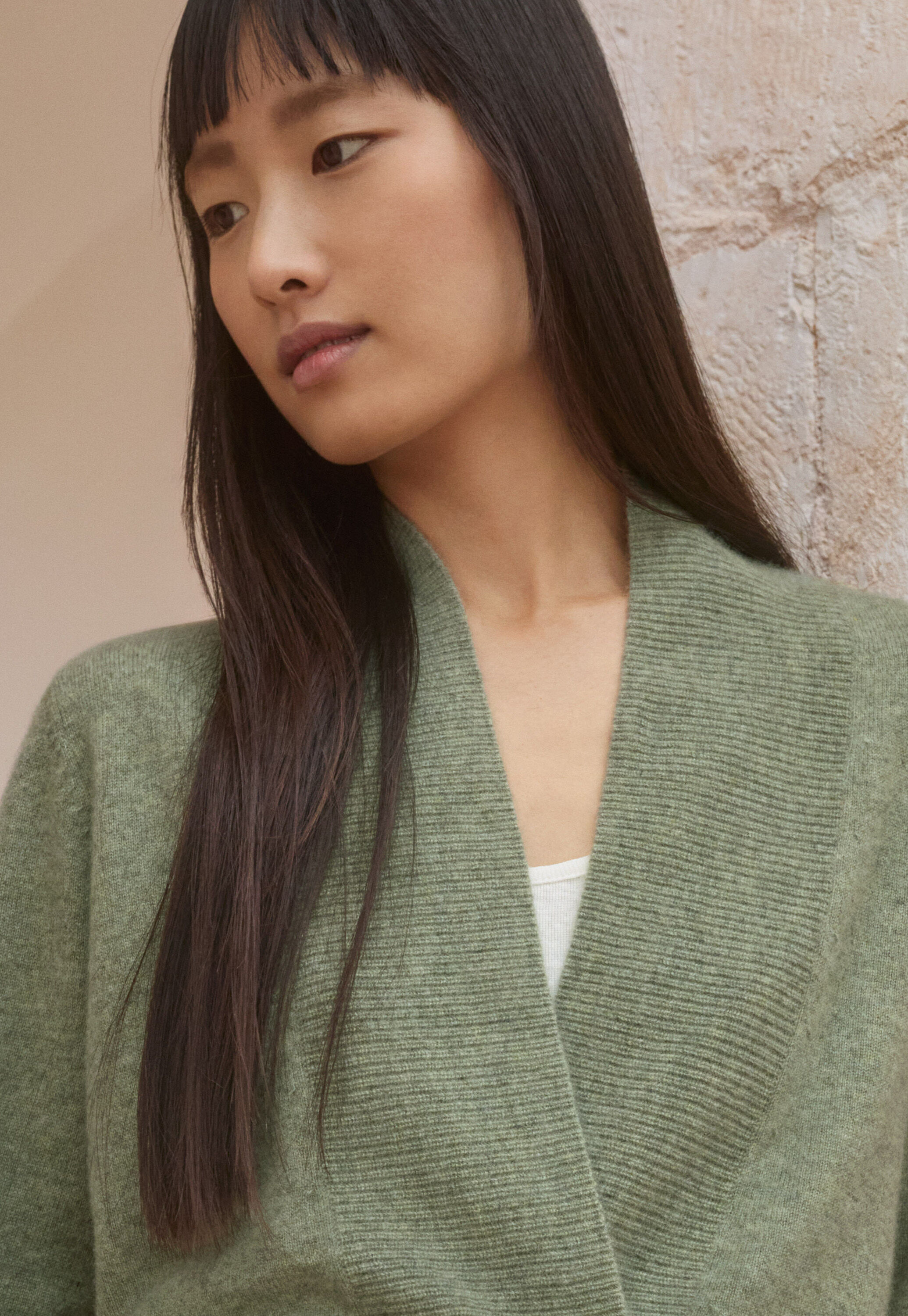 Double-breasted cardigan