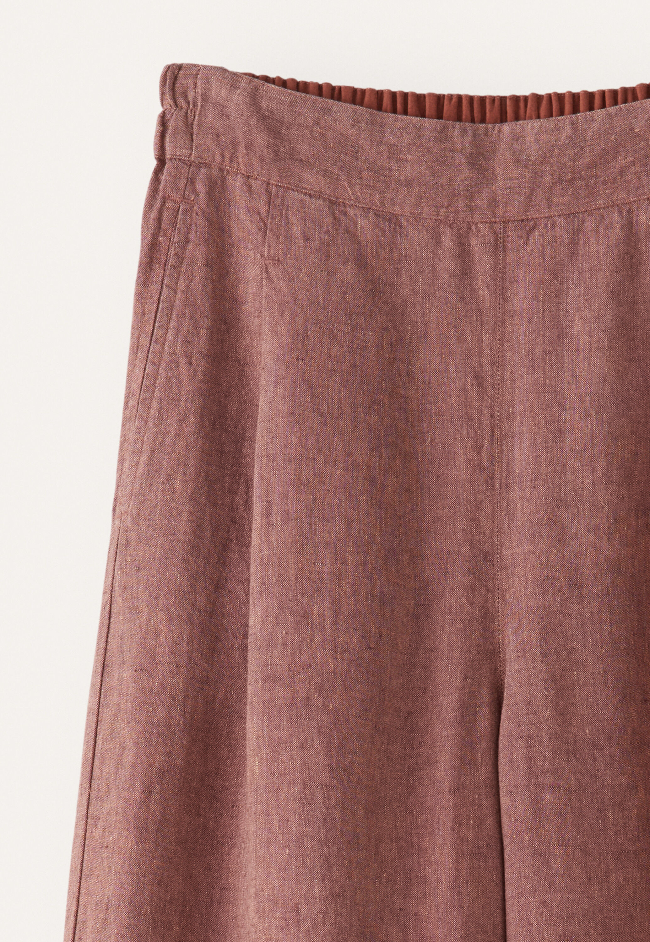 Flat-front trousers