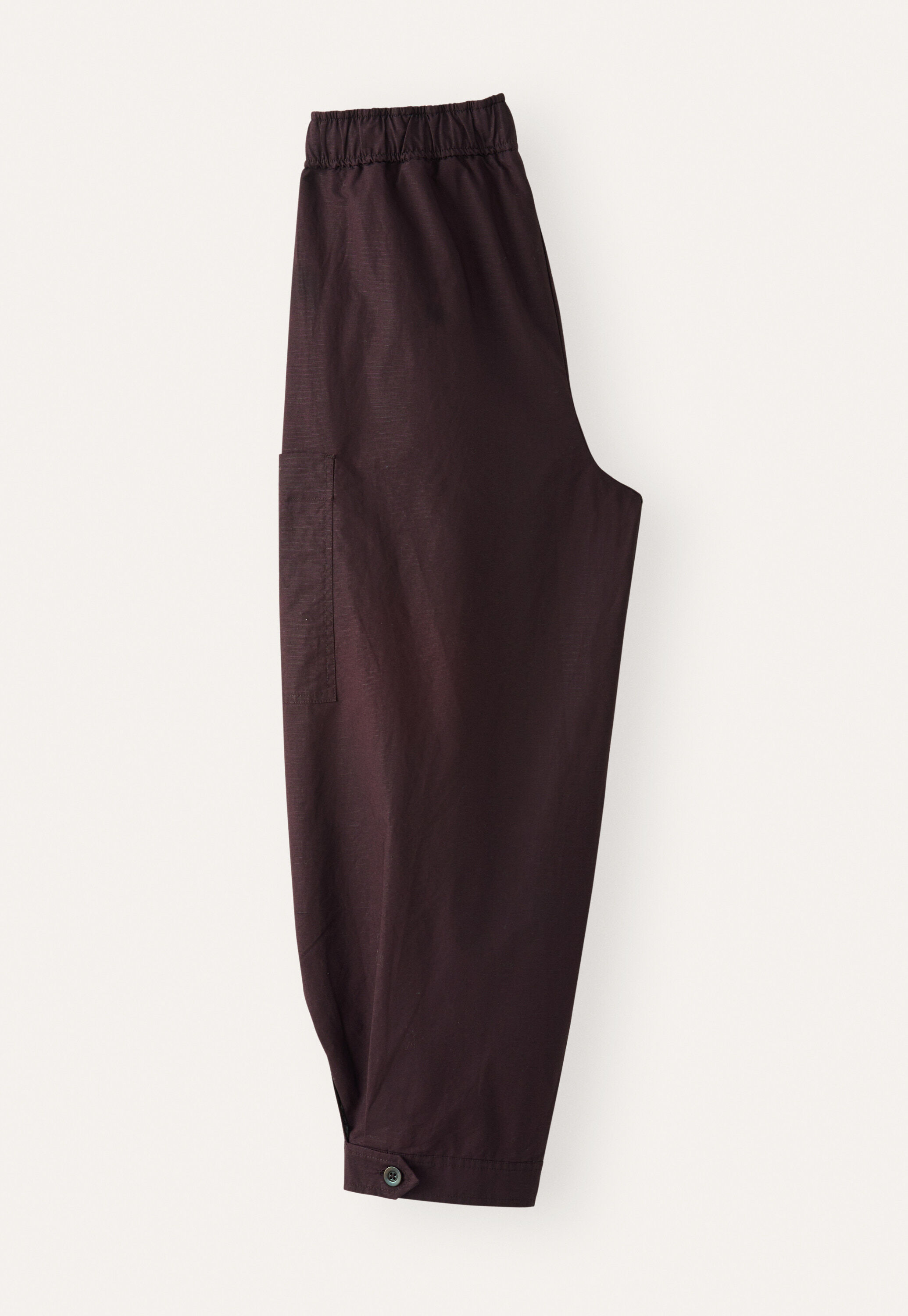 Cropped pull-on trousers