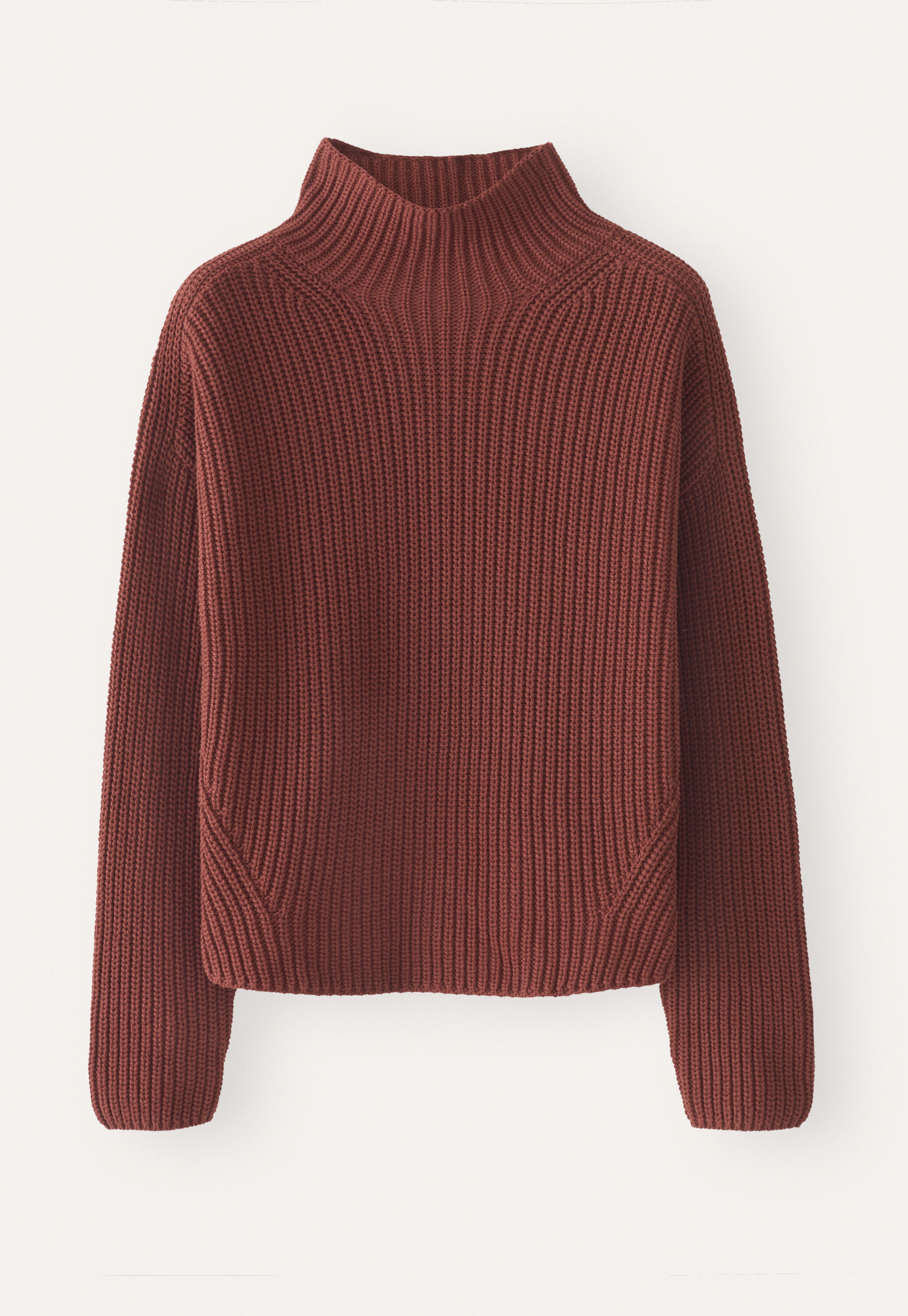 Funnel-neck sweater