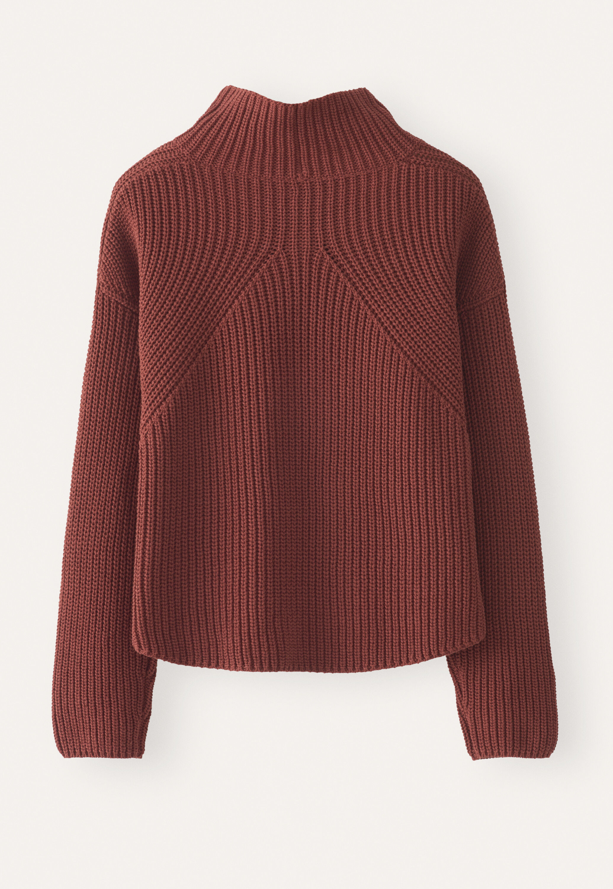 Funnel-neck sweater