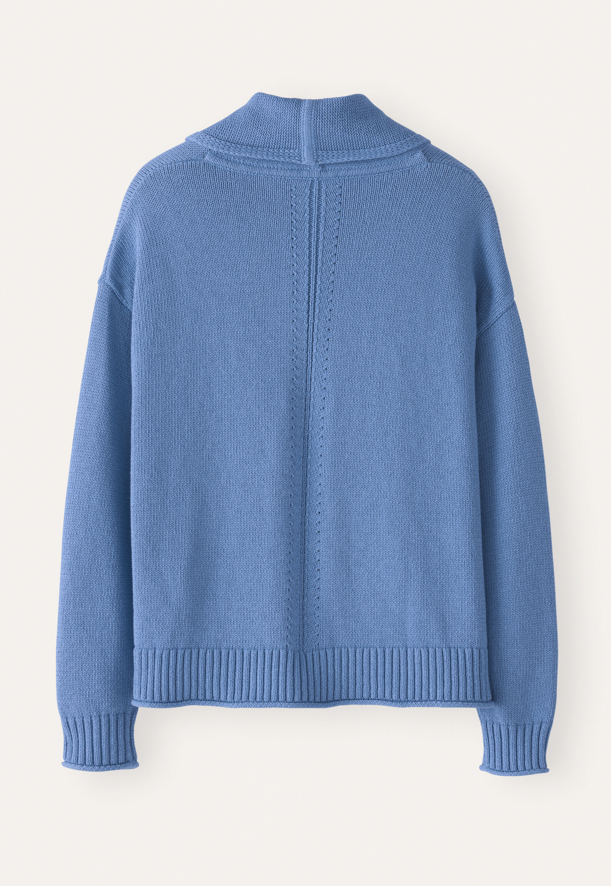 Shawl-collar cardigan
