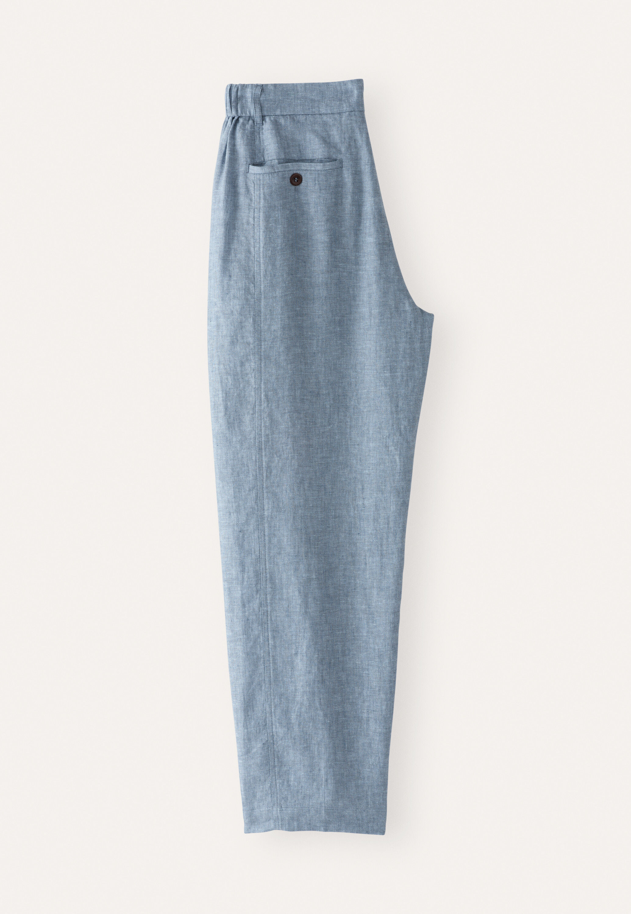 Cropped tapered trousers