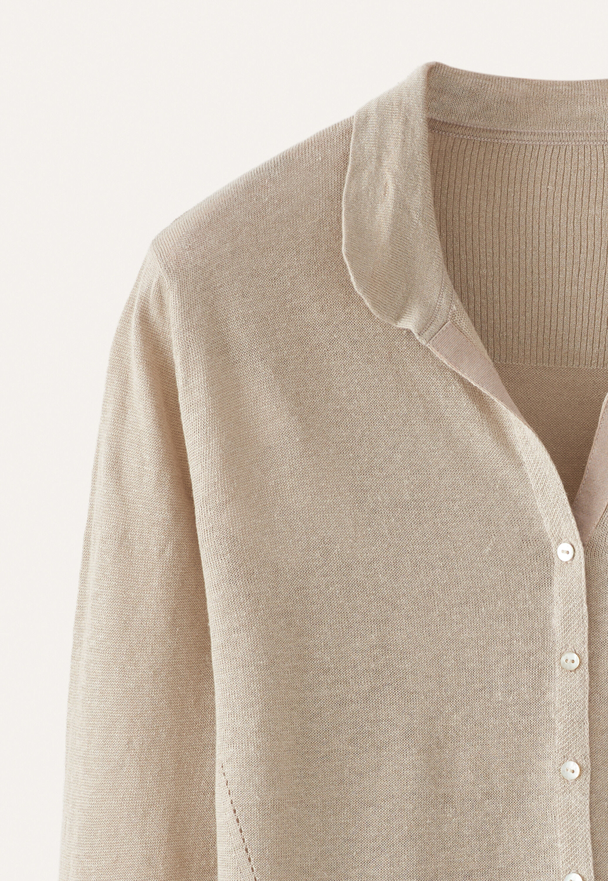 Collared cardigan