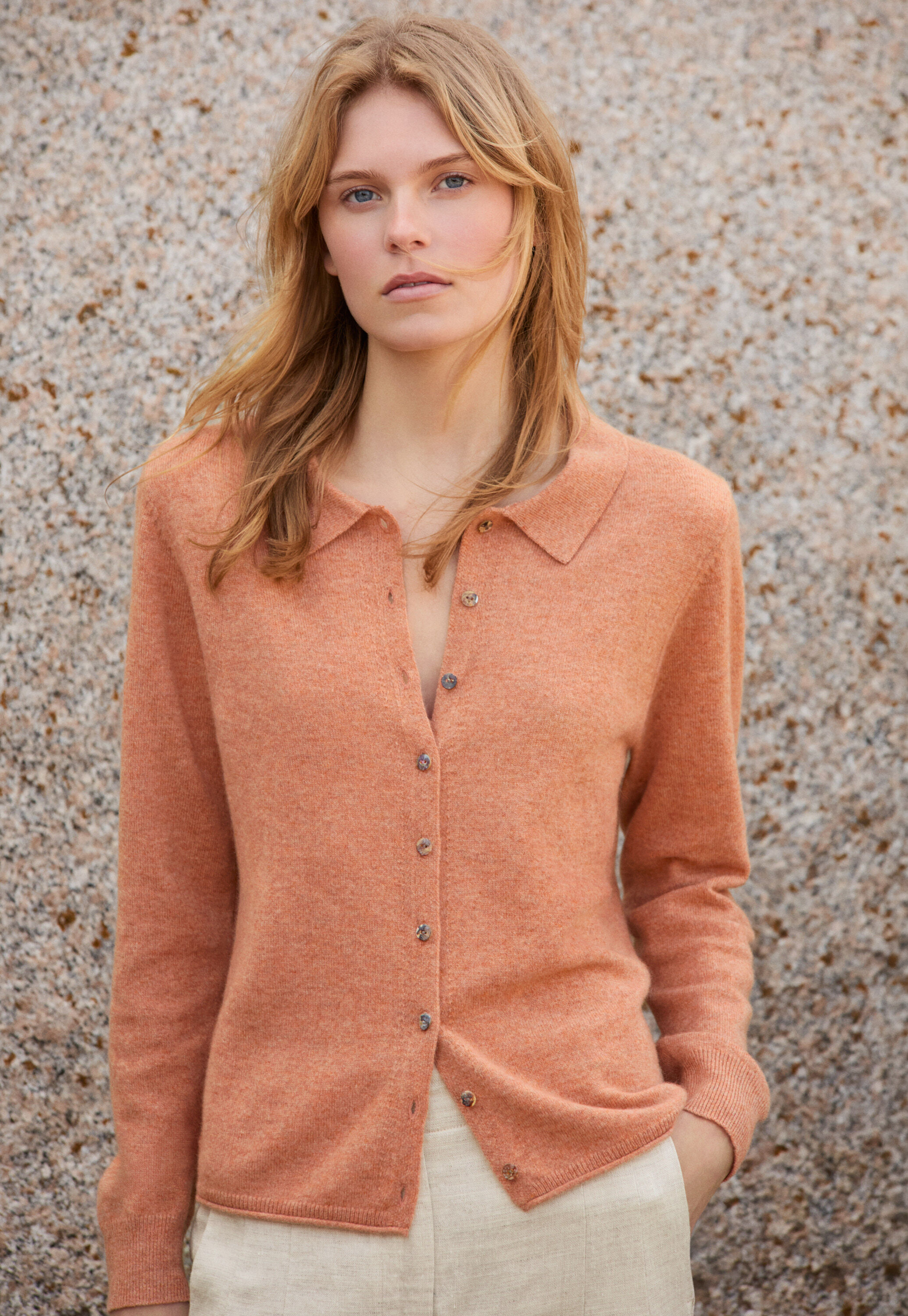 Funnel-neck sweater