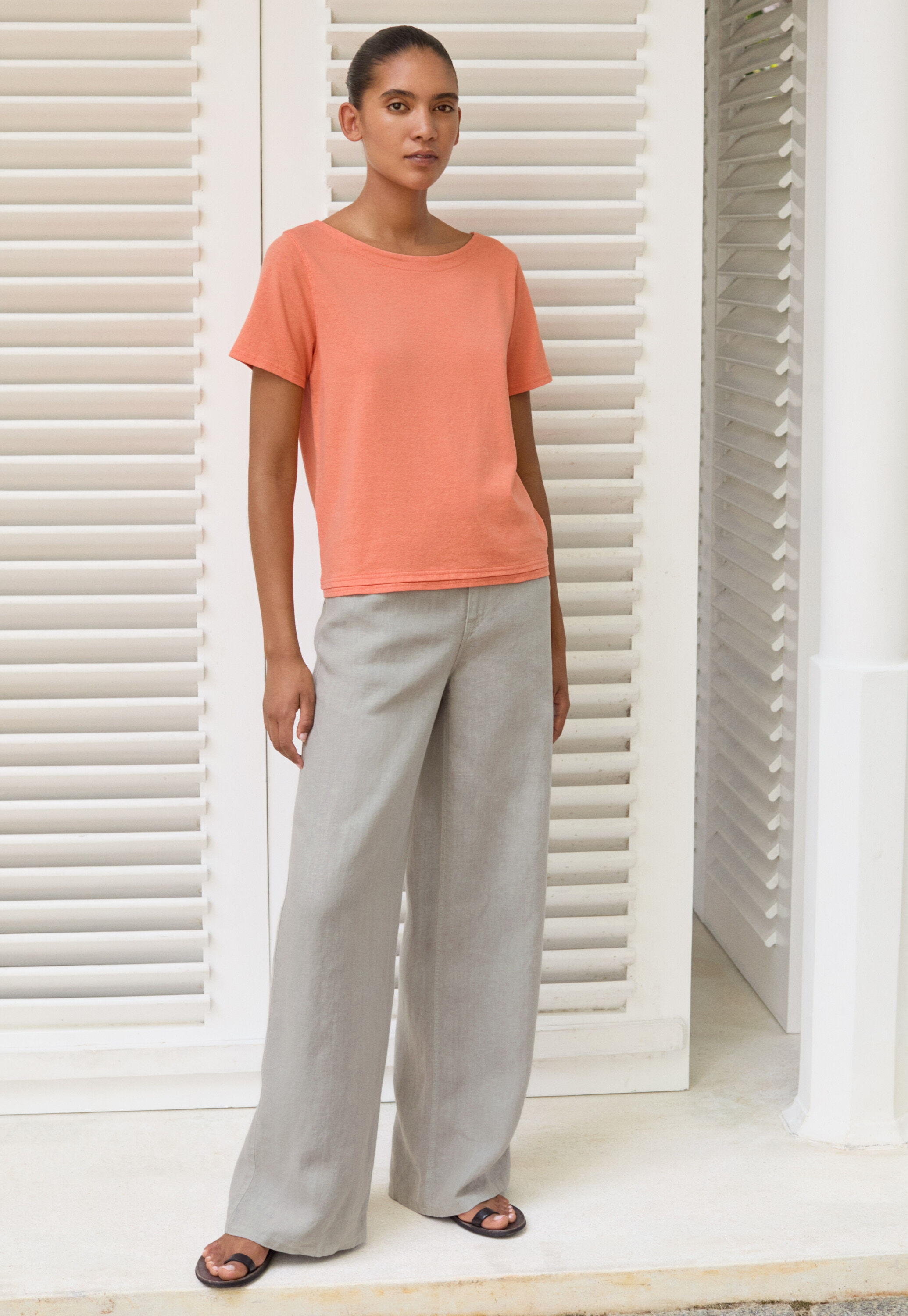 Pleat-front trousers