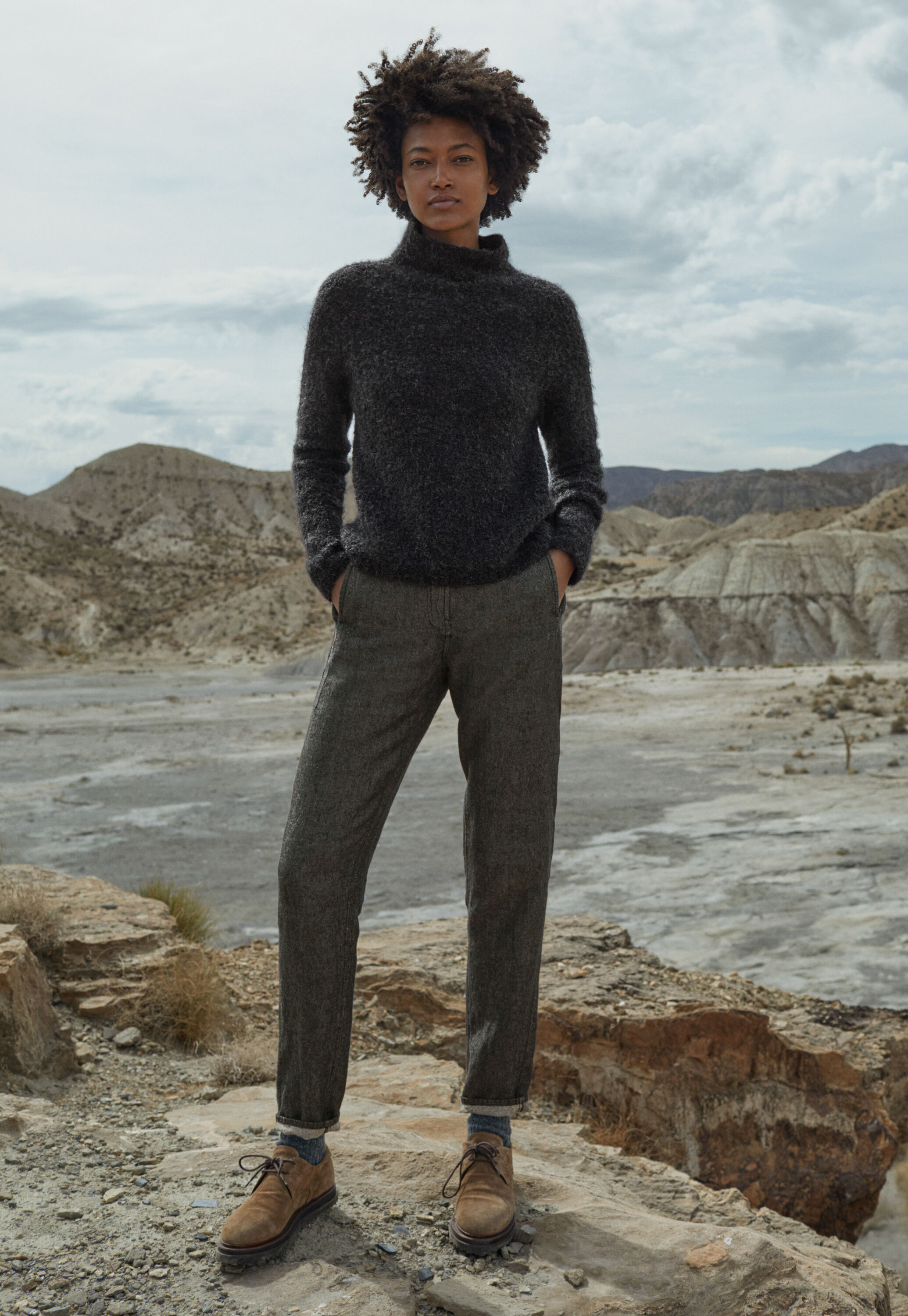 Slim tapered trousers