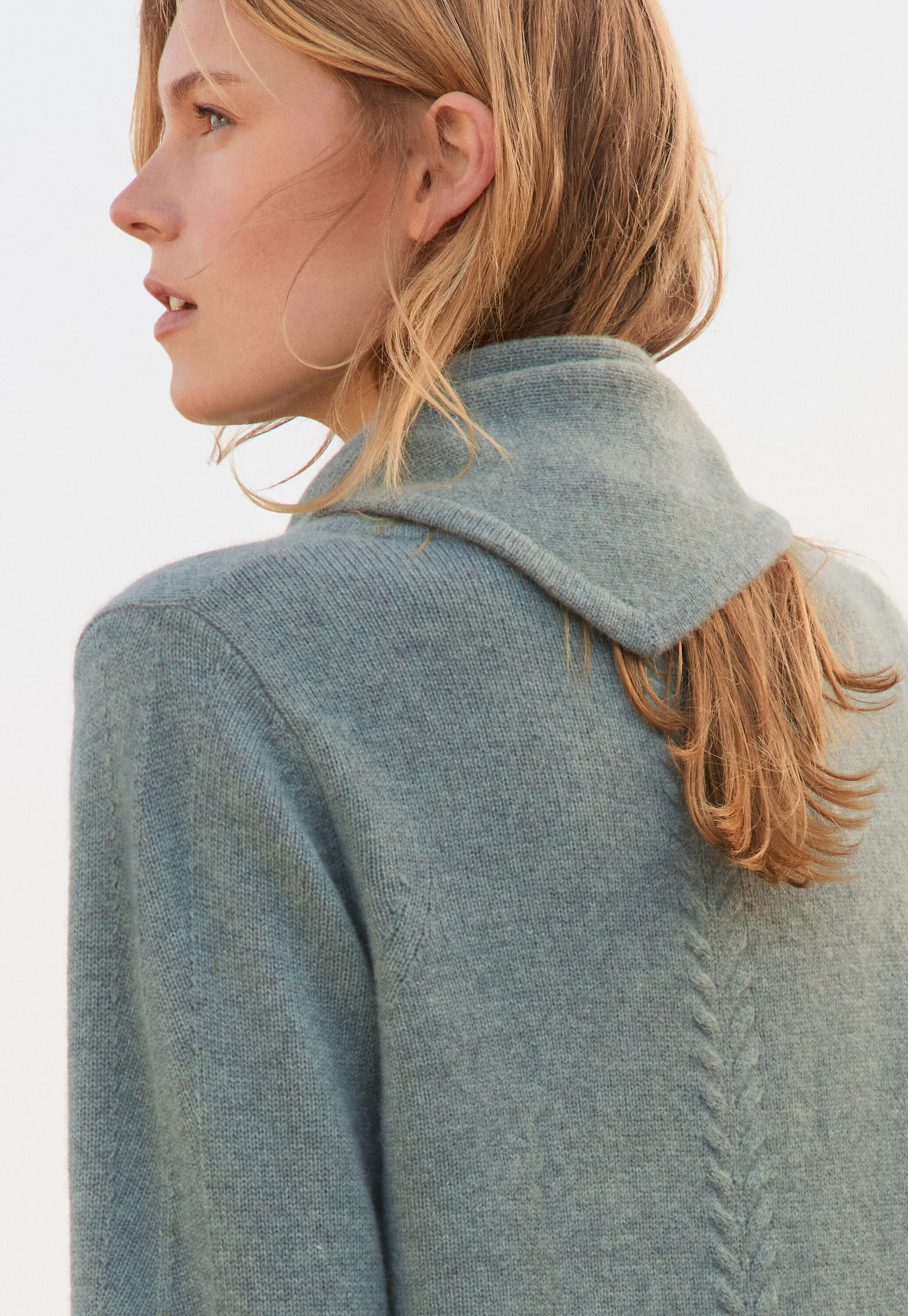 Funnel-neck sweater