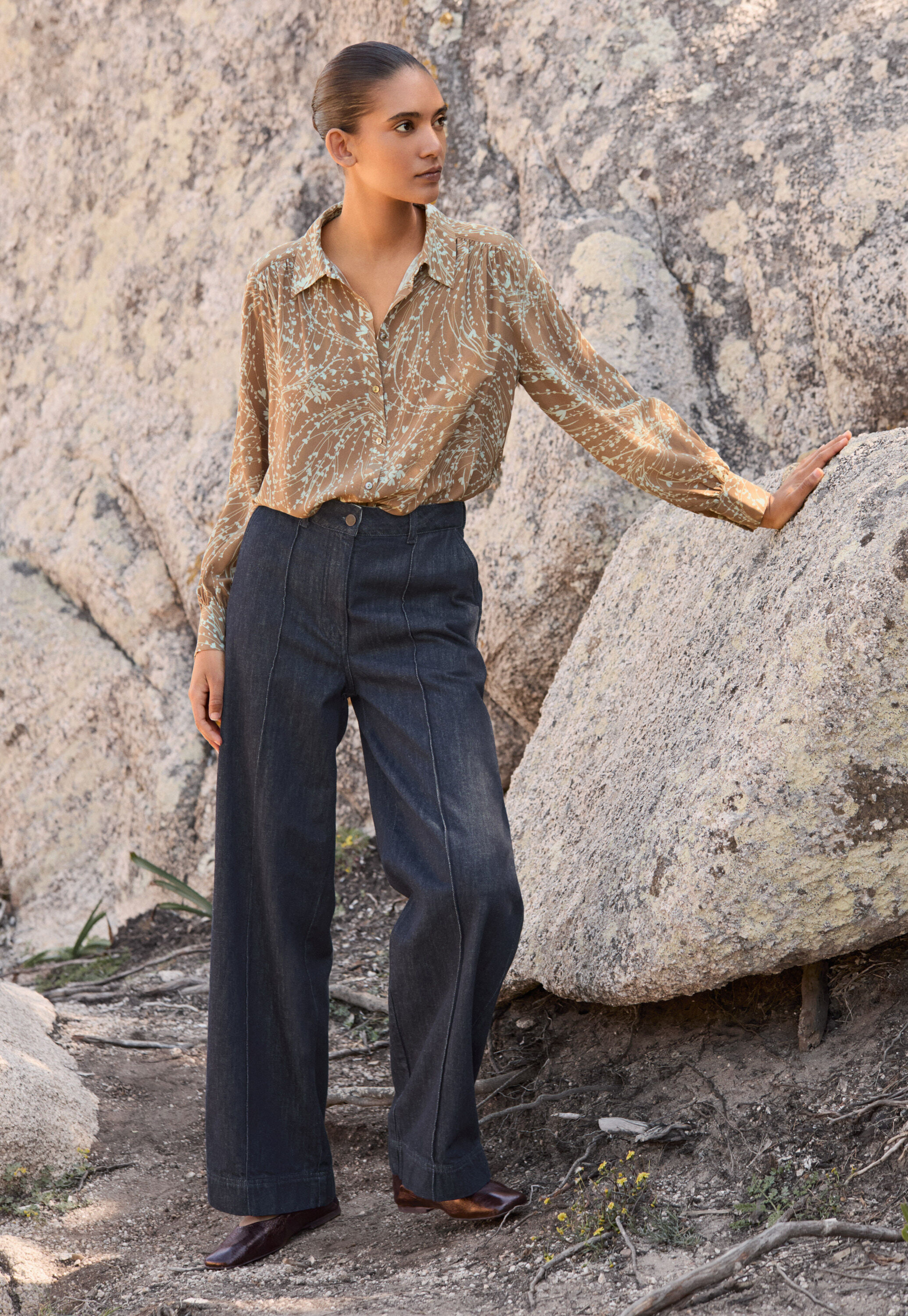 Pleat-front trousers