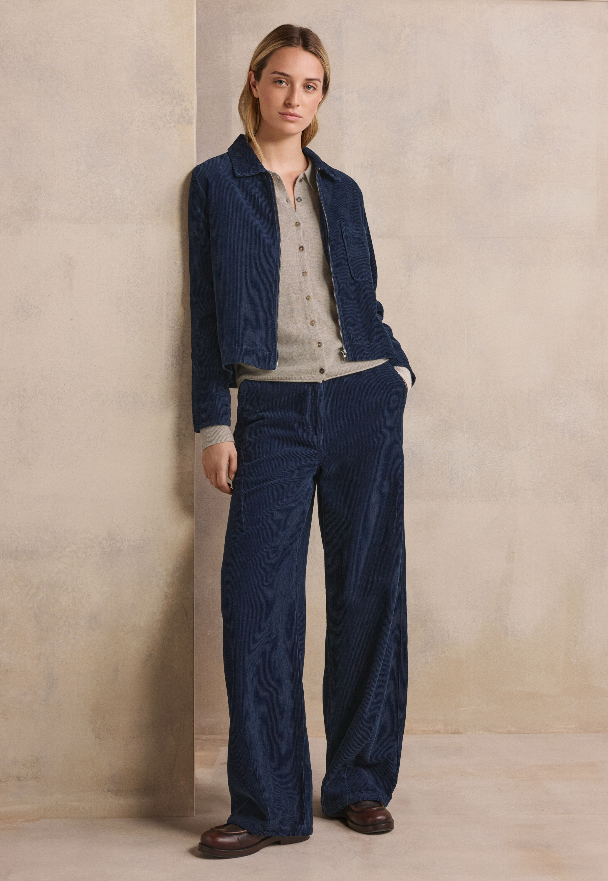 Pleat-front trousers