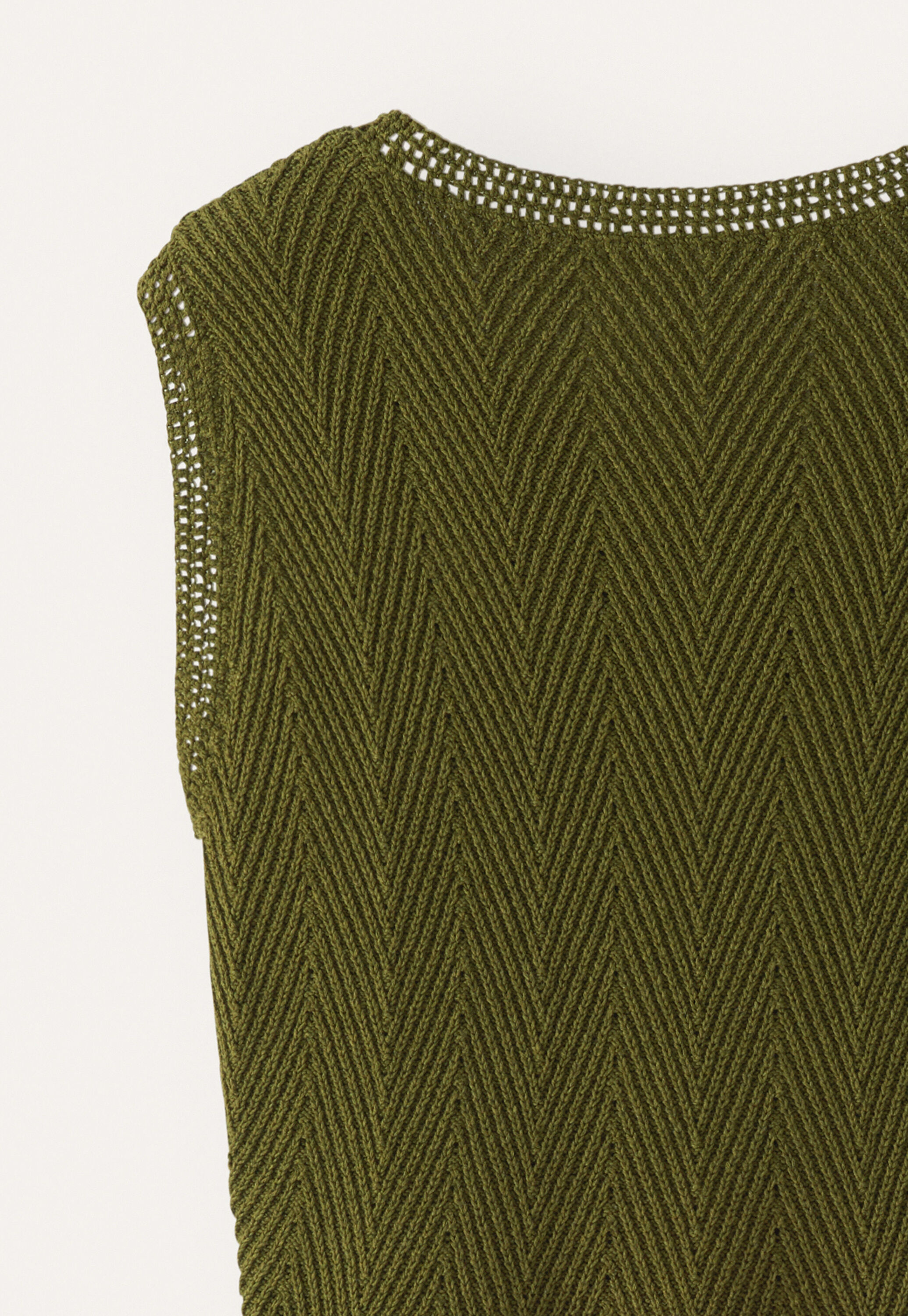 Knitted sleeveless dress