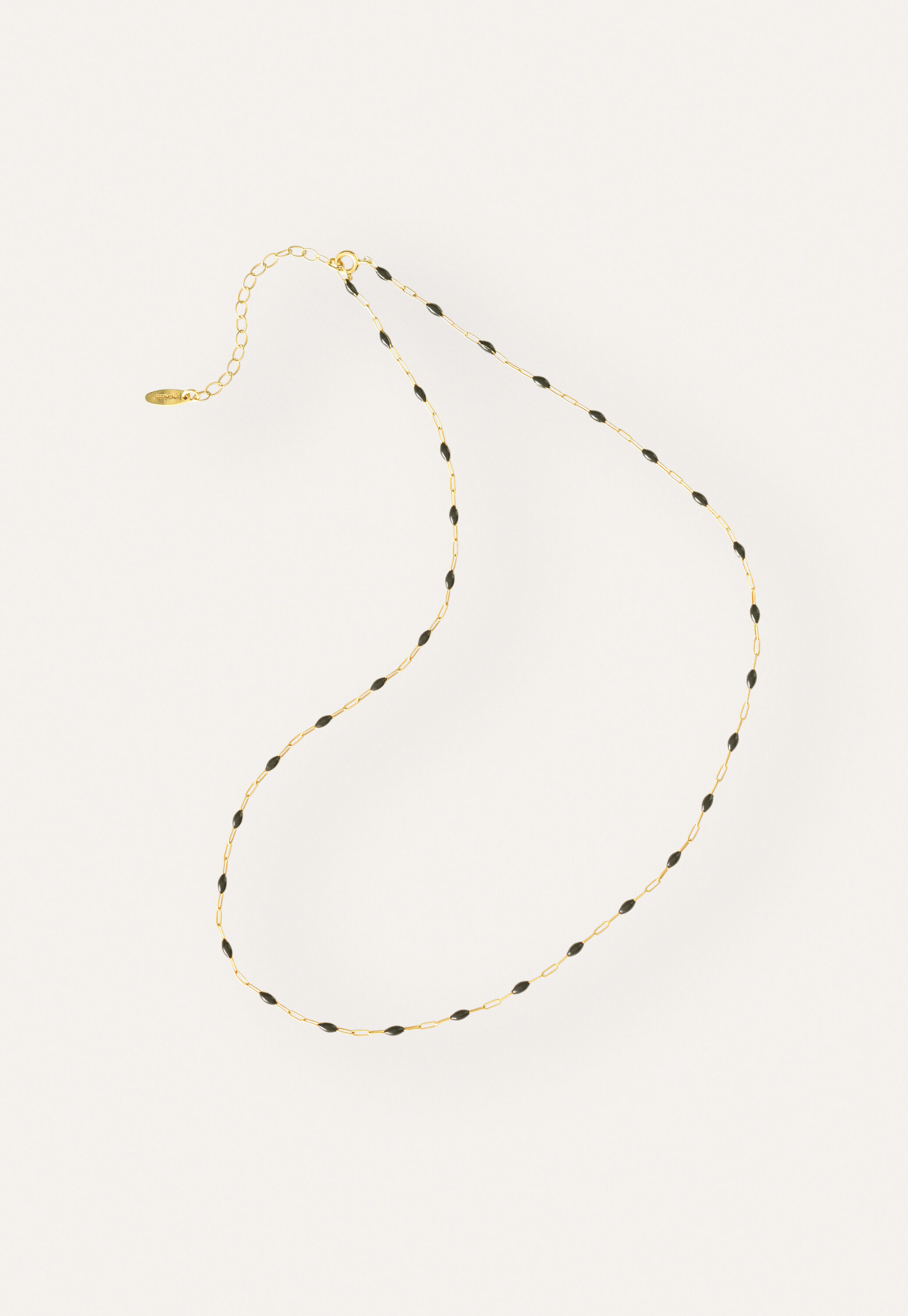 Chain and beaded necklace