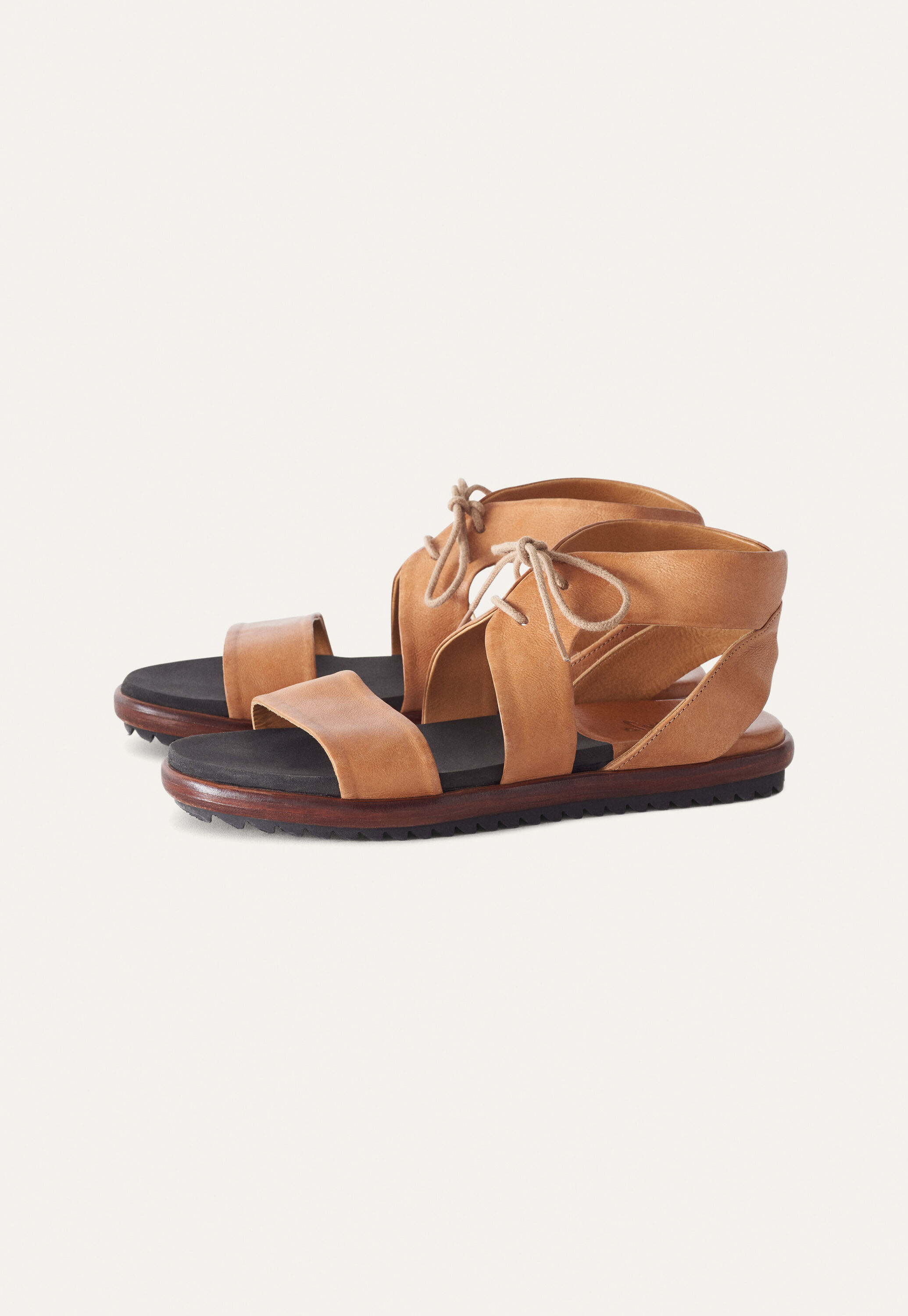 Lace-up sandals