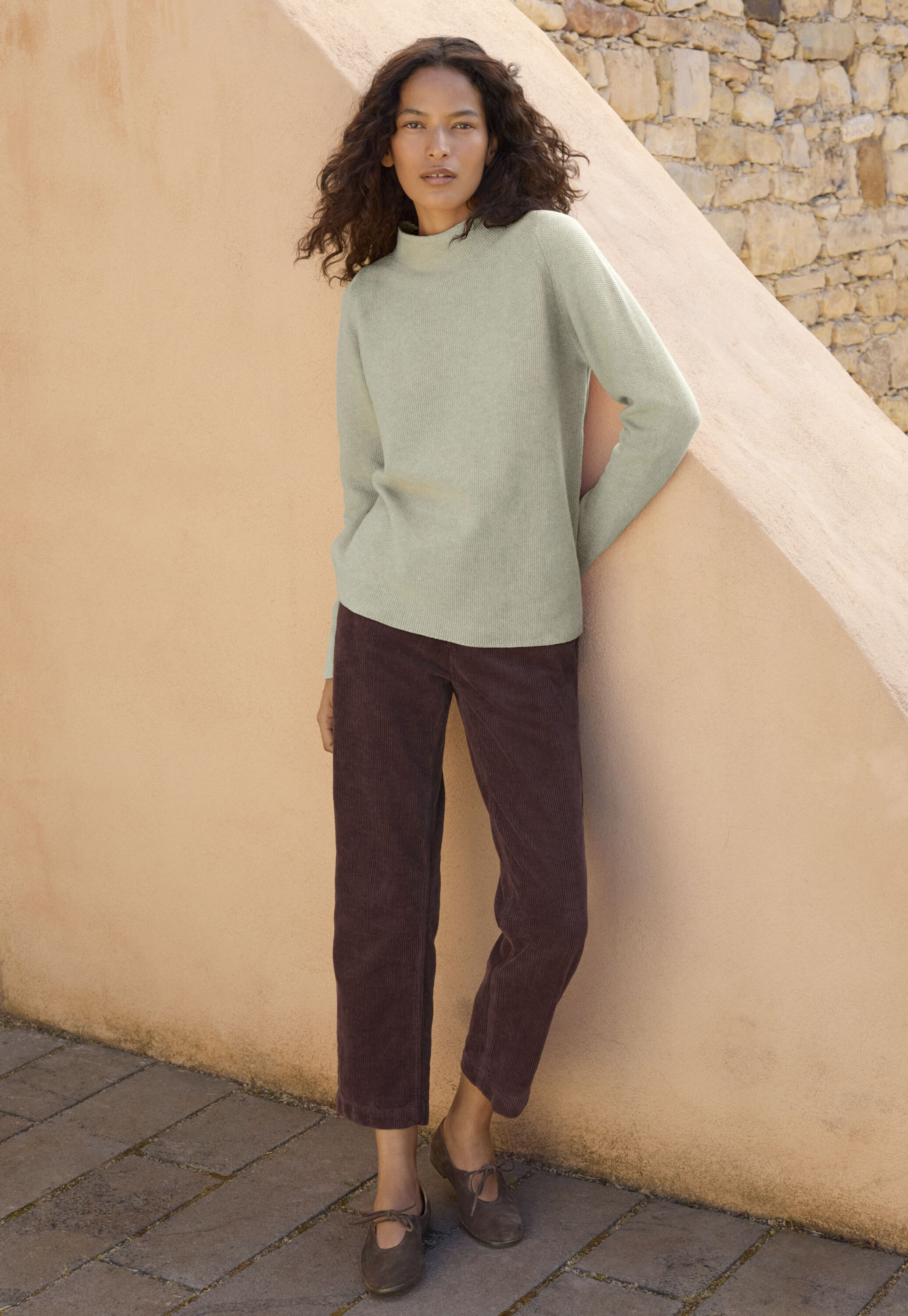 Slim cropped trousers