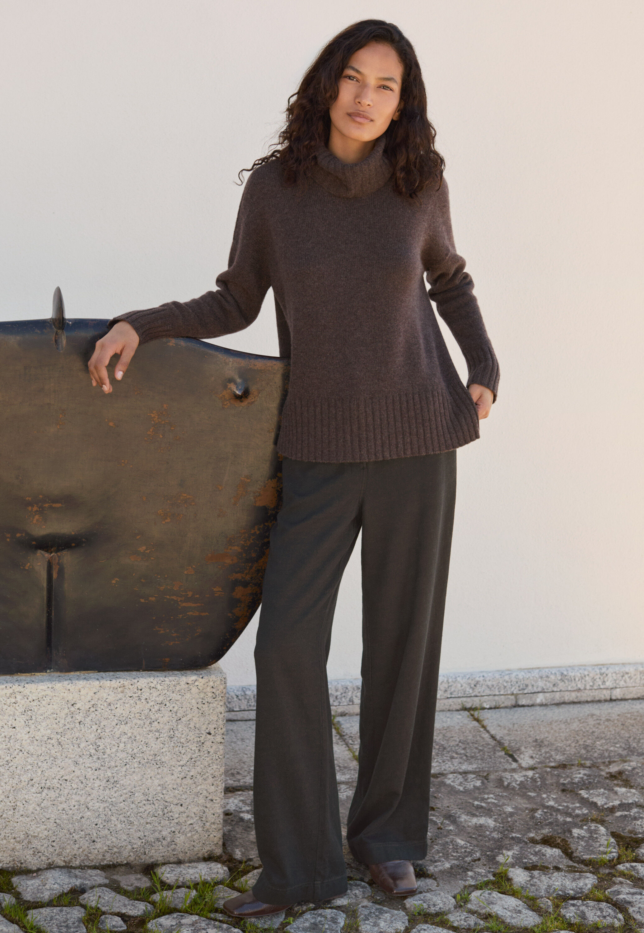 Pleat-front trousers