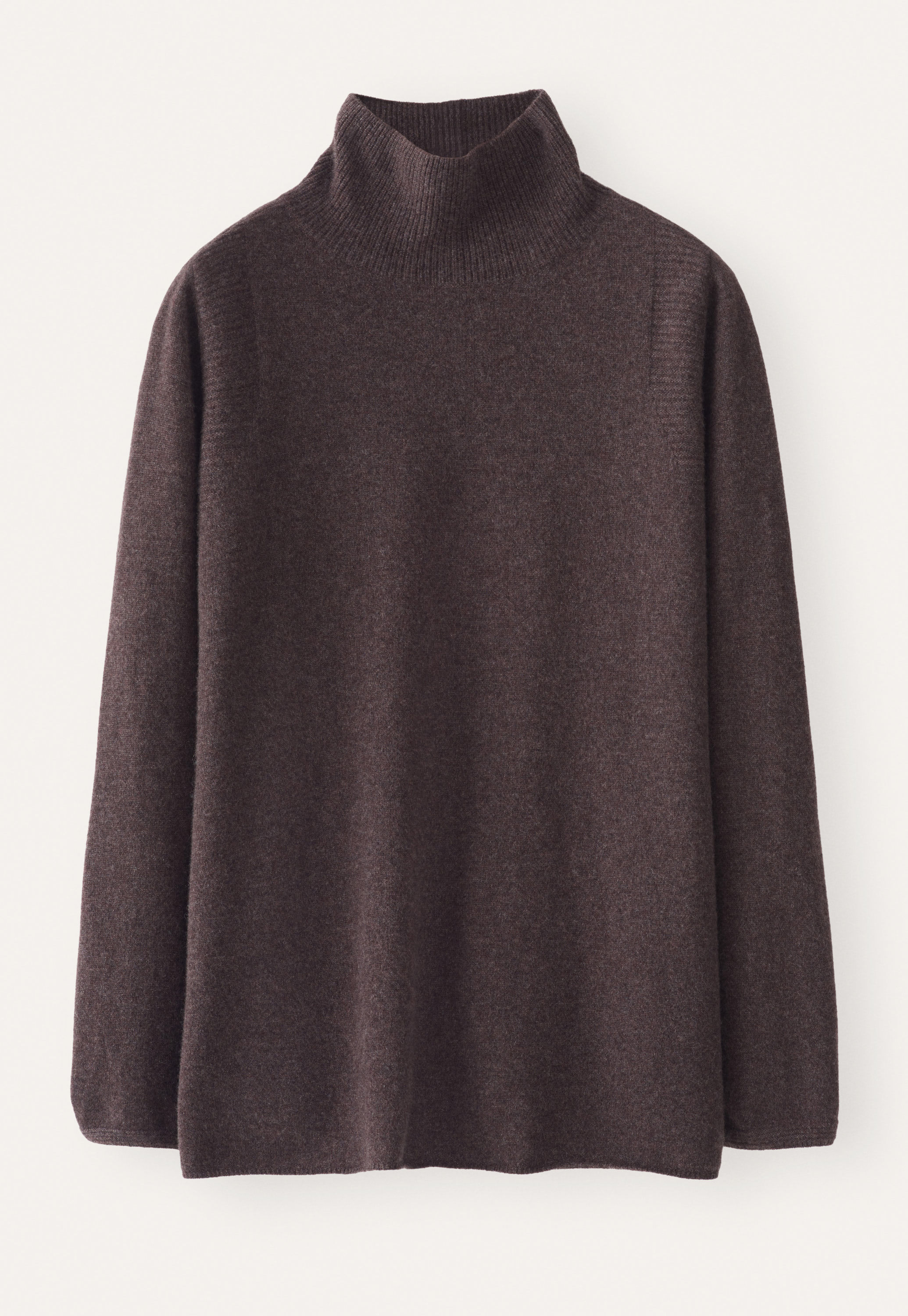 Garter-stitch sweater