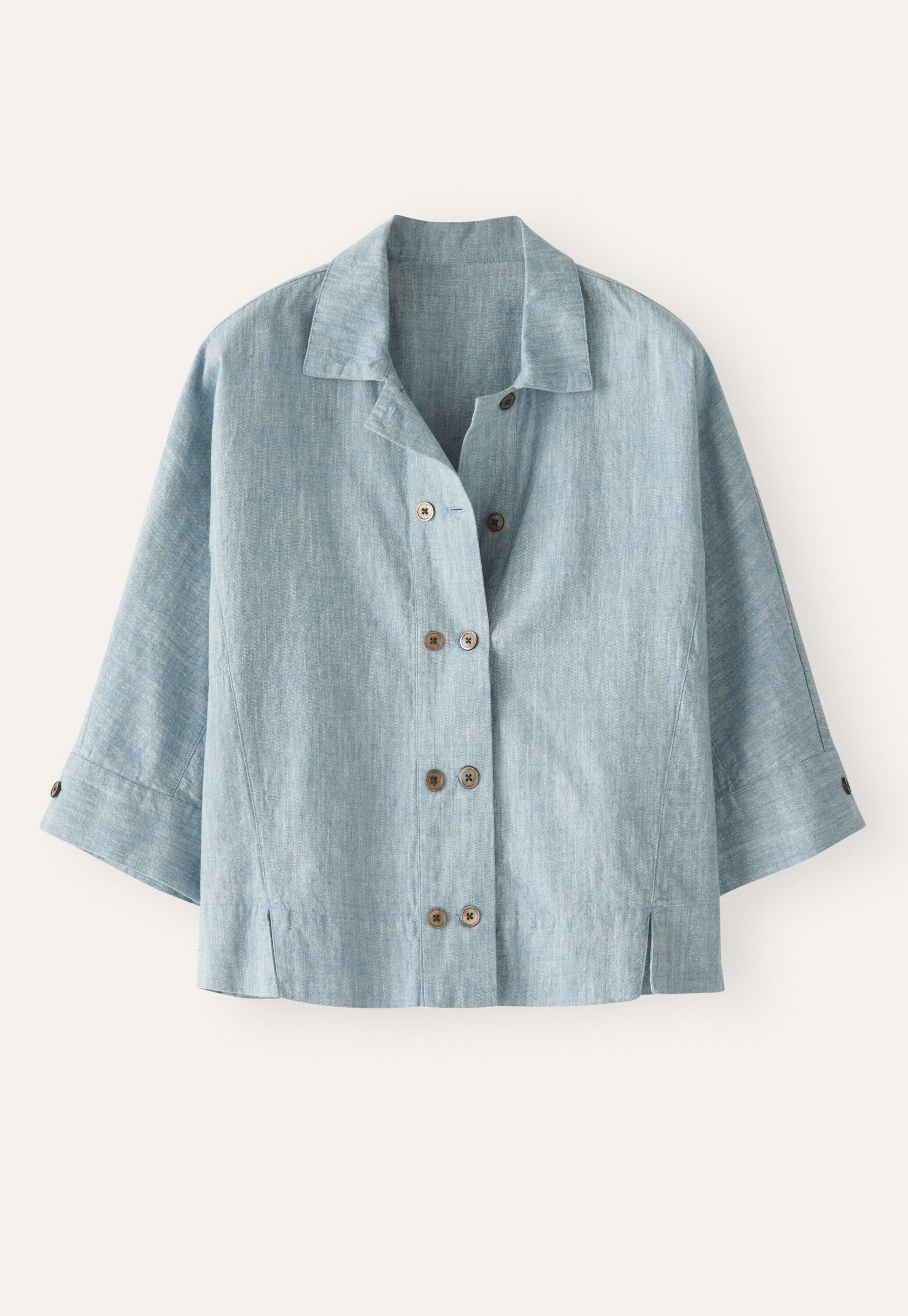 Double-breasted blouse