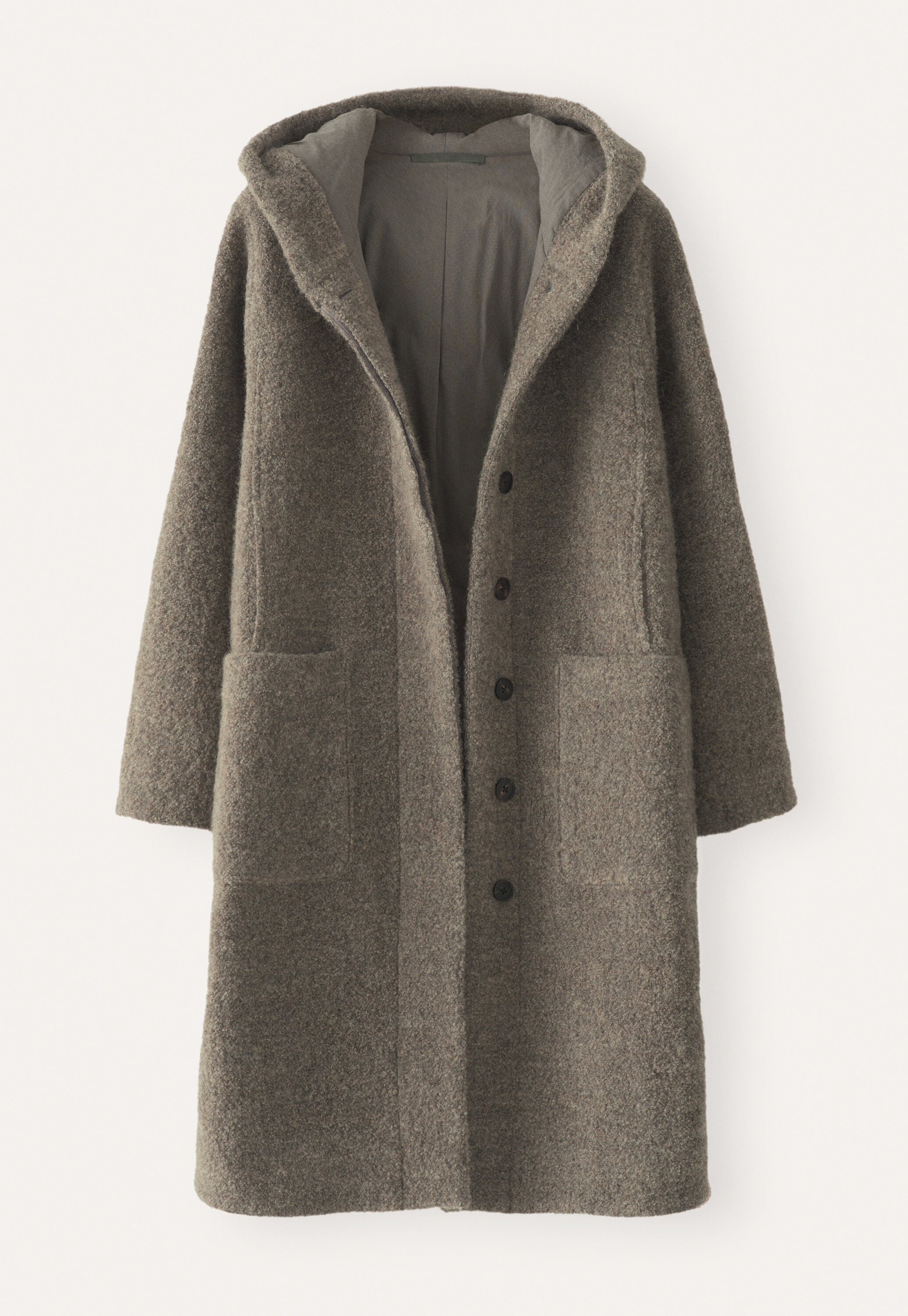 Hooded coat