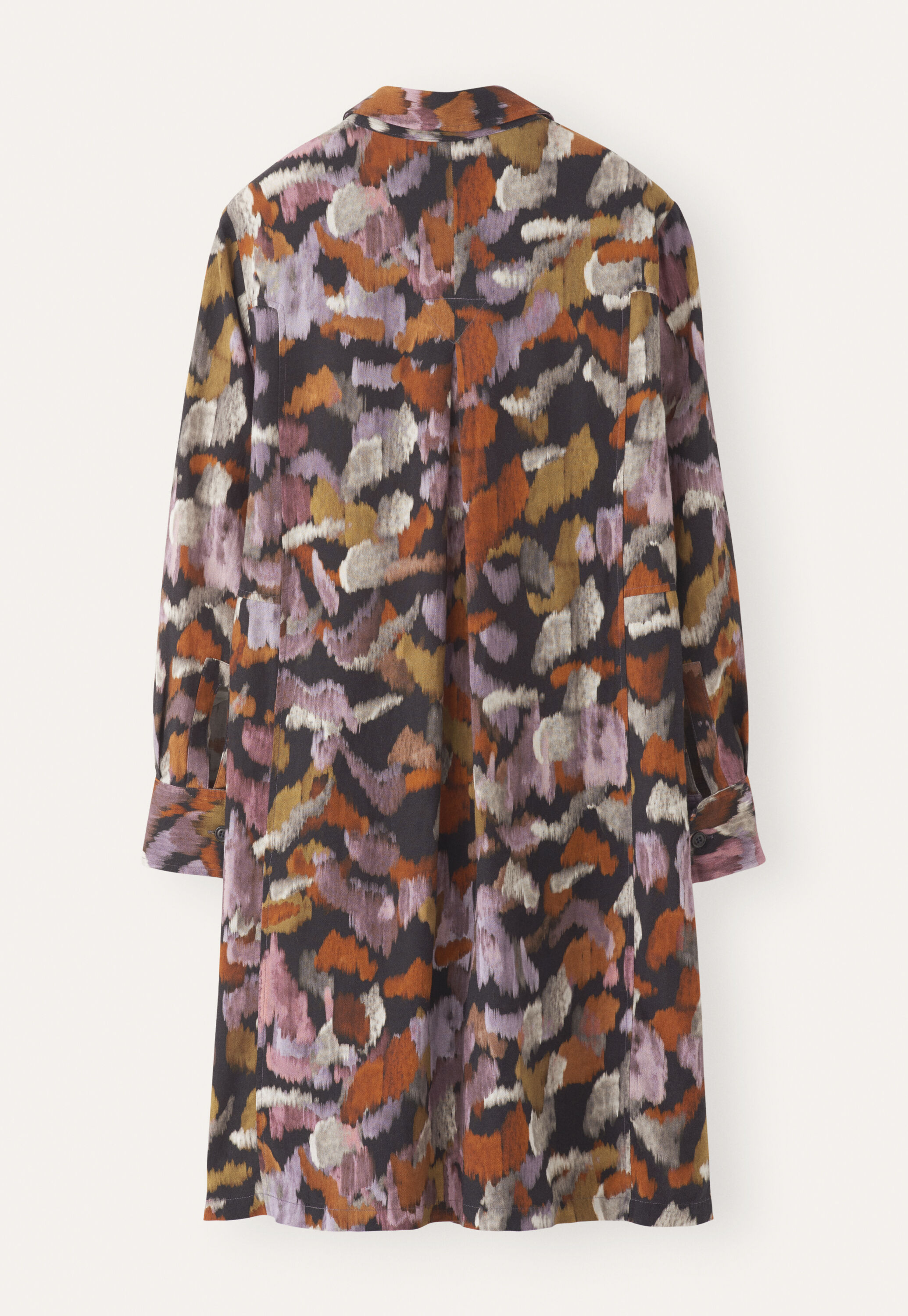 Printed shirtdress