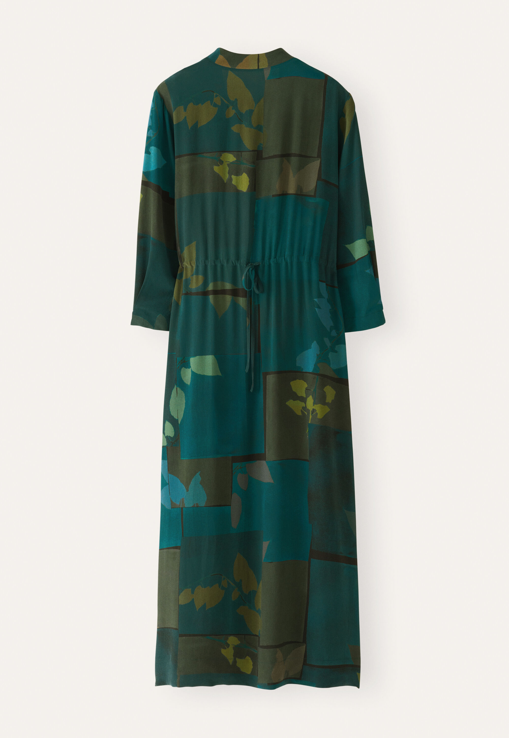 Printed wrap dress