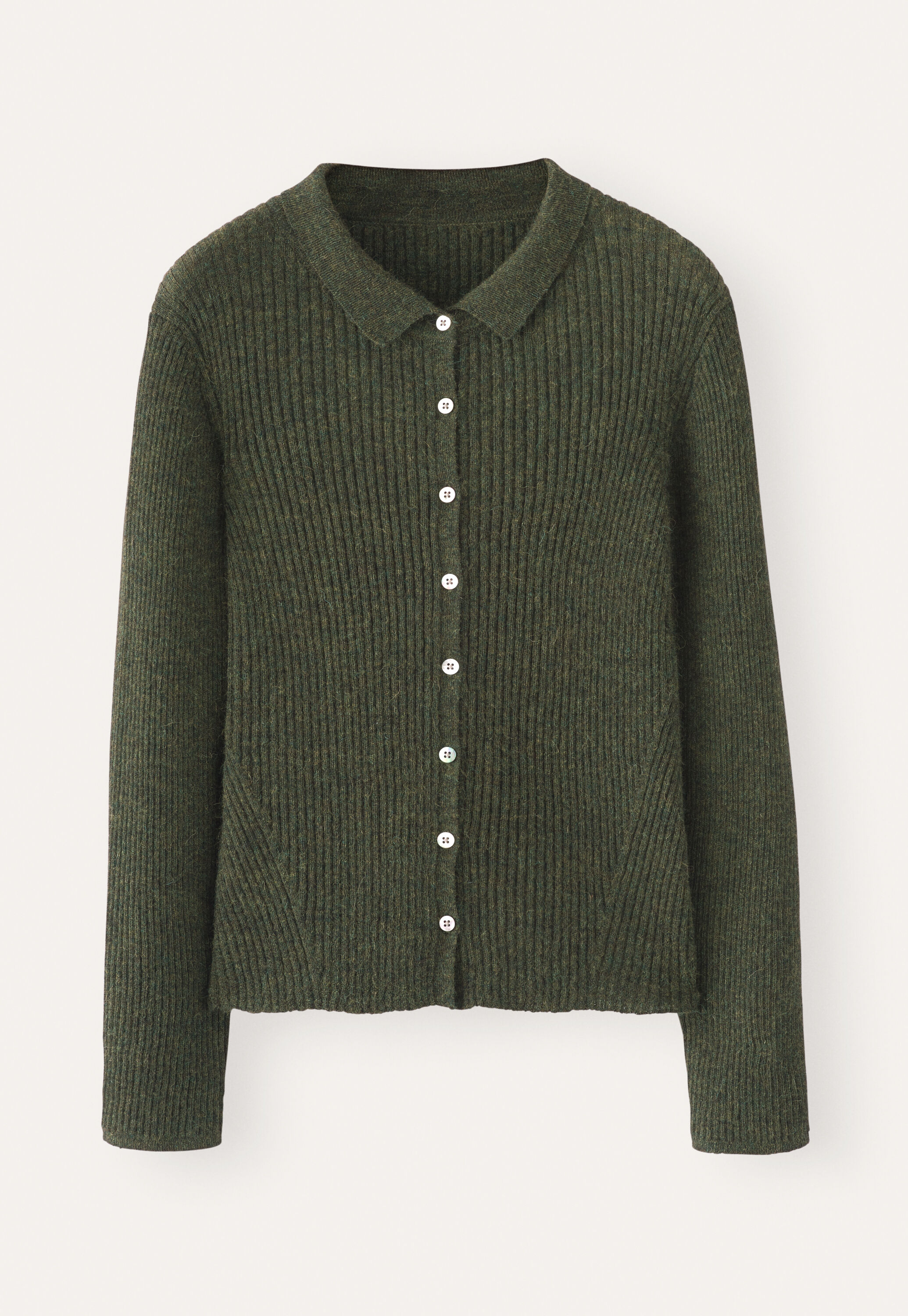 Ribbed cardigan