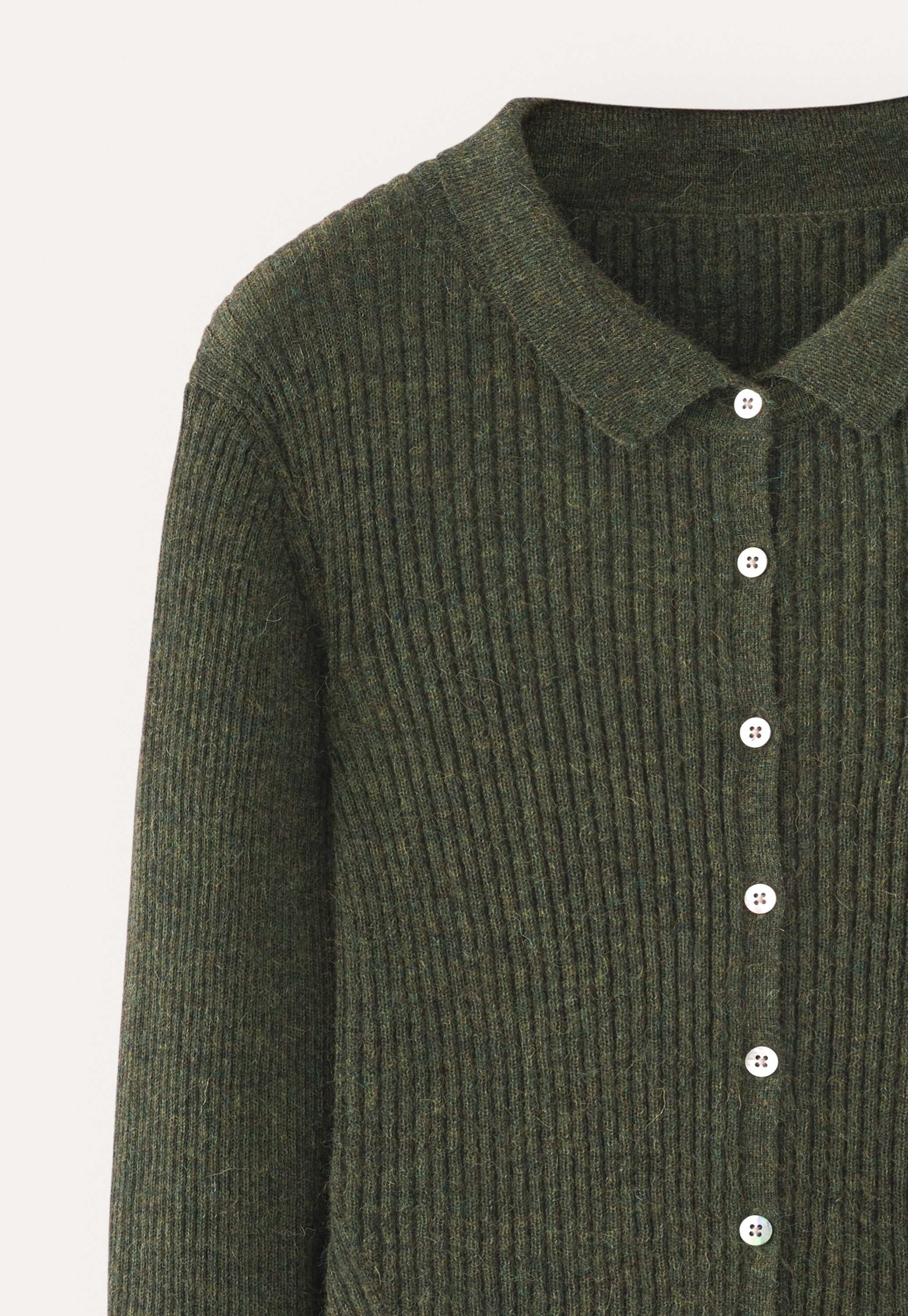 Ribbed cardigan