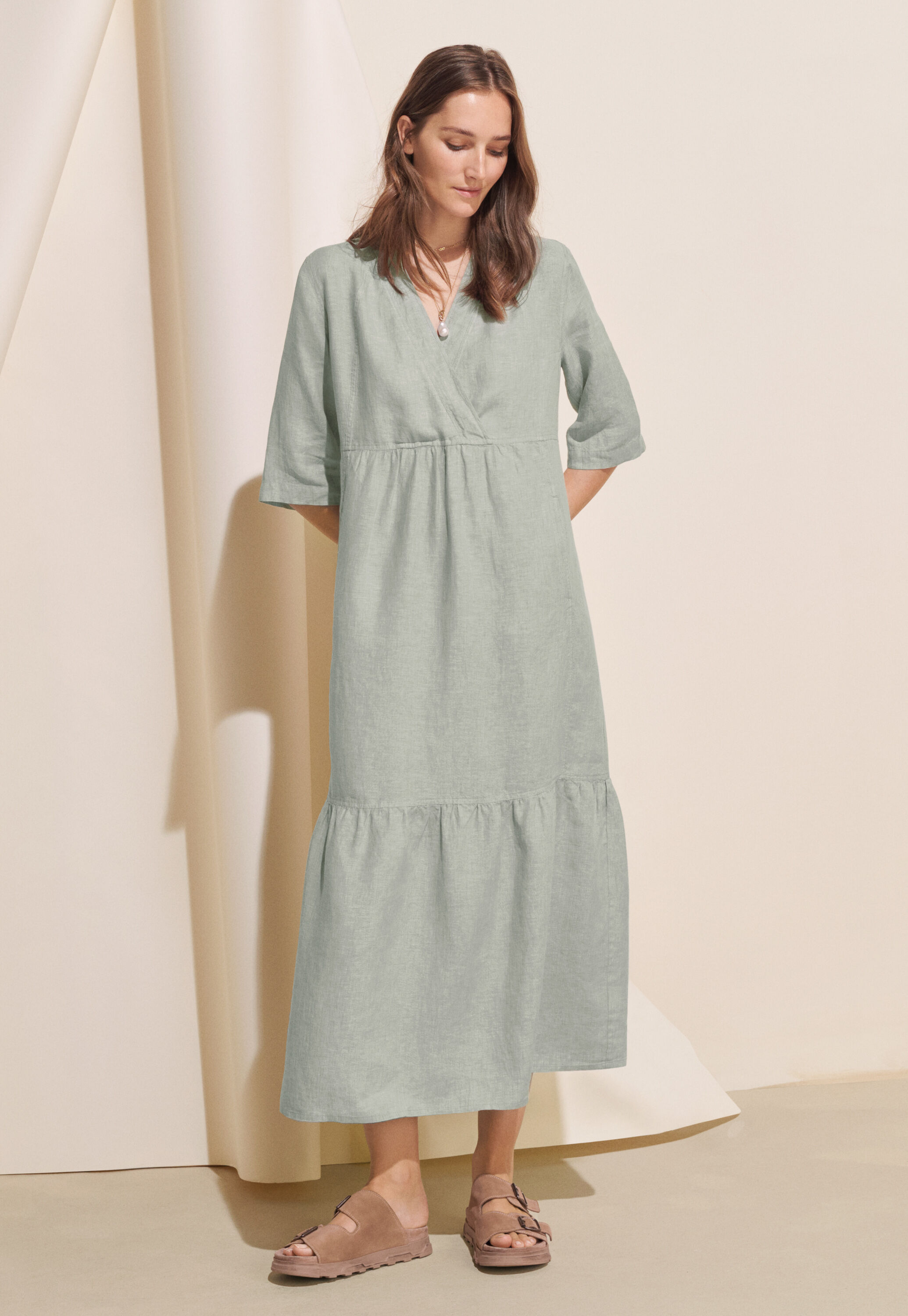 V-neck dress