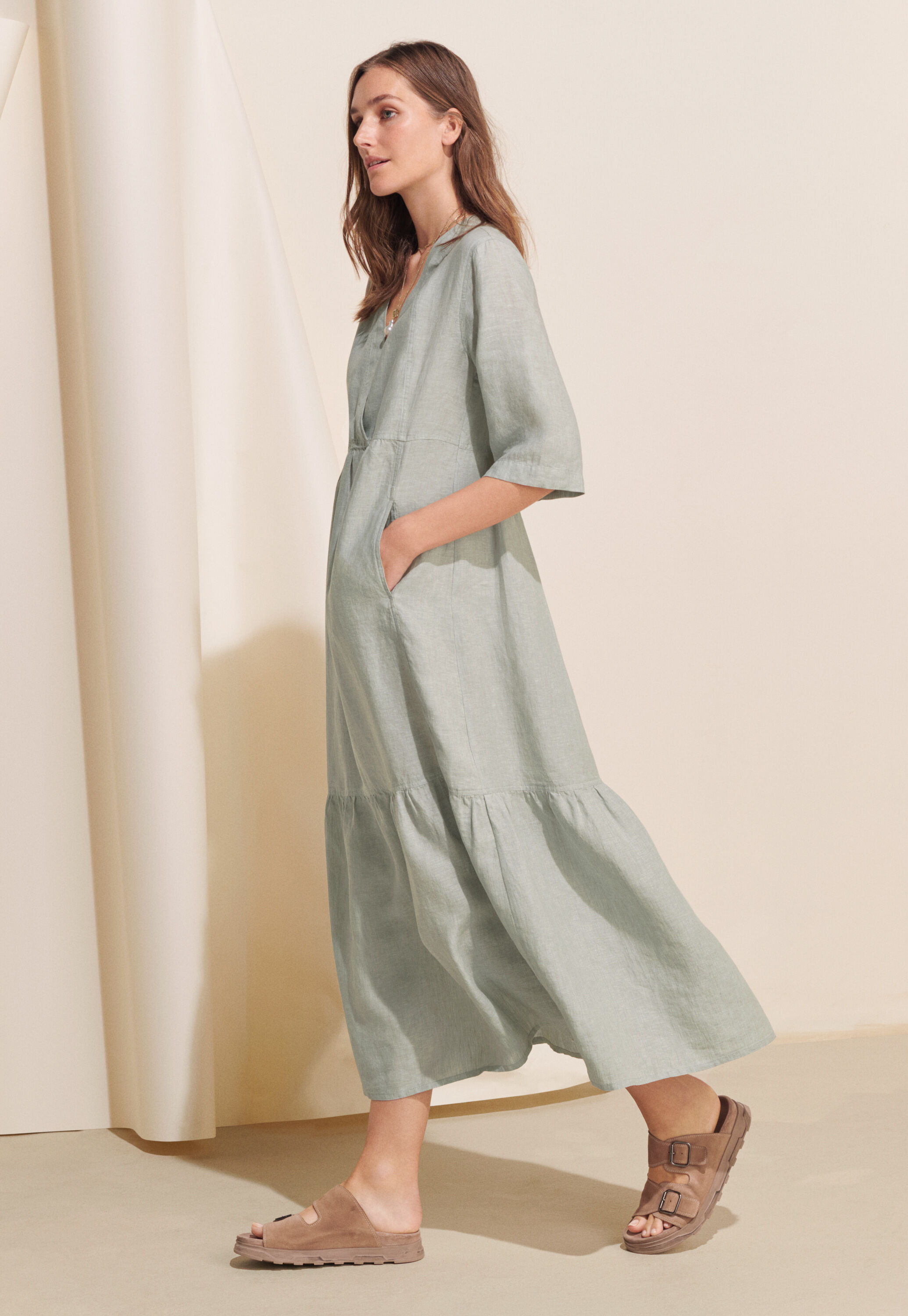 V-neck dress