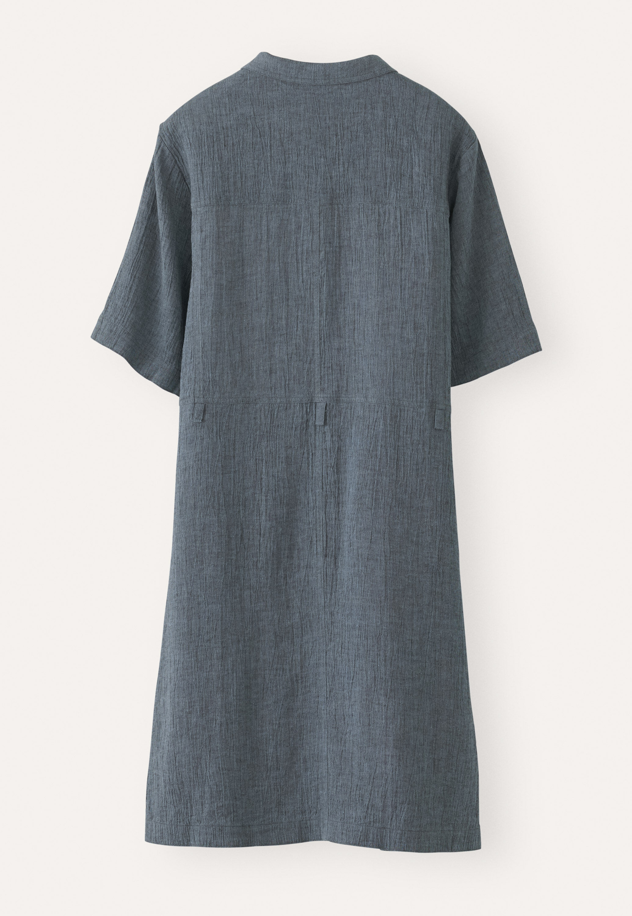 Button-through shift dress
