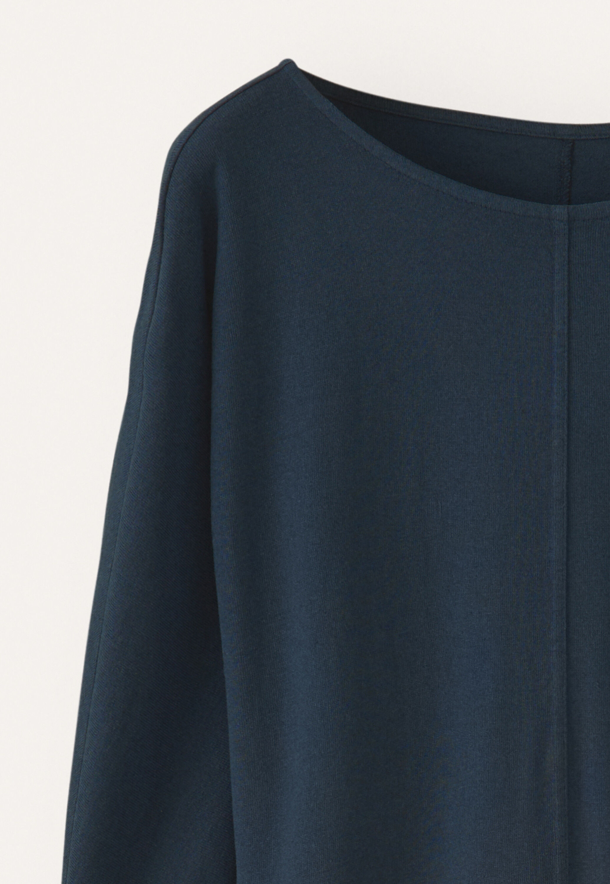 Jersey bias-cut dress, Dark teal, large