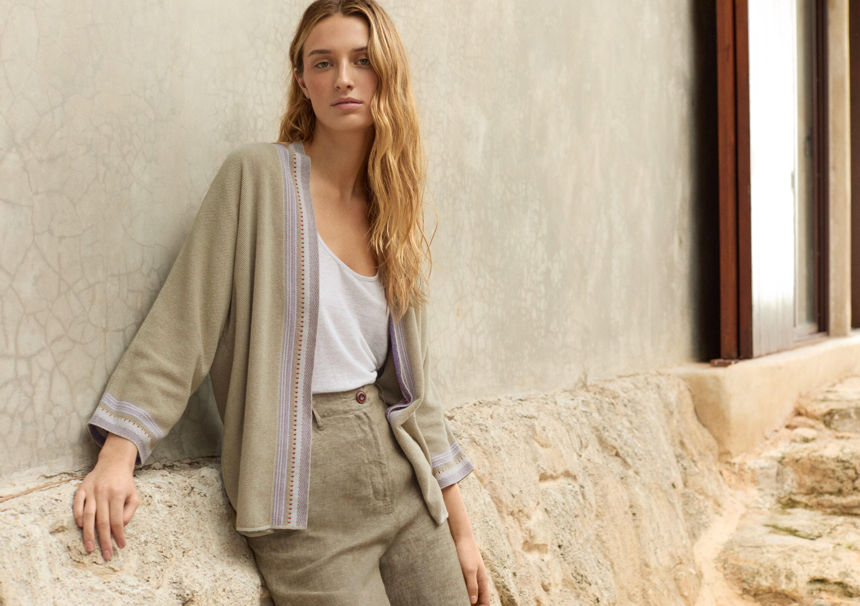 Jacquard cardigan