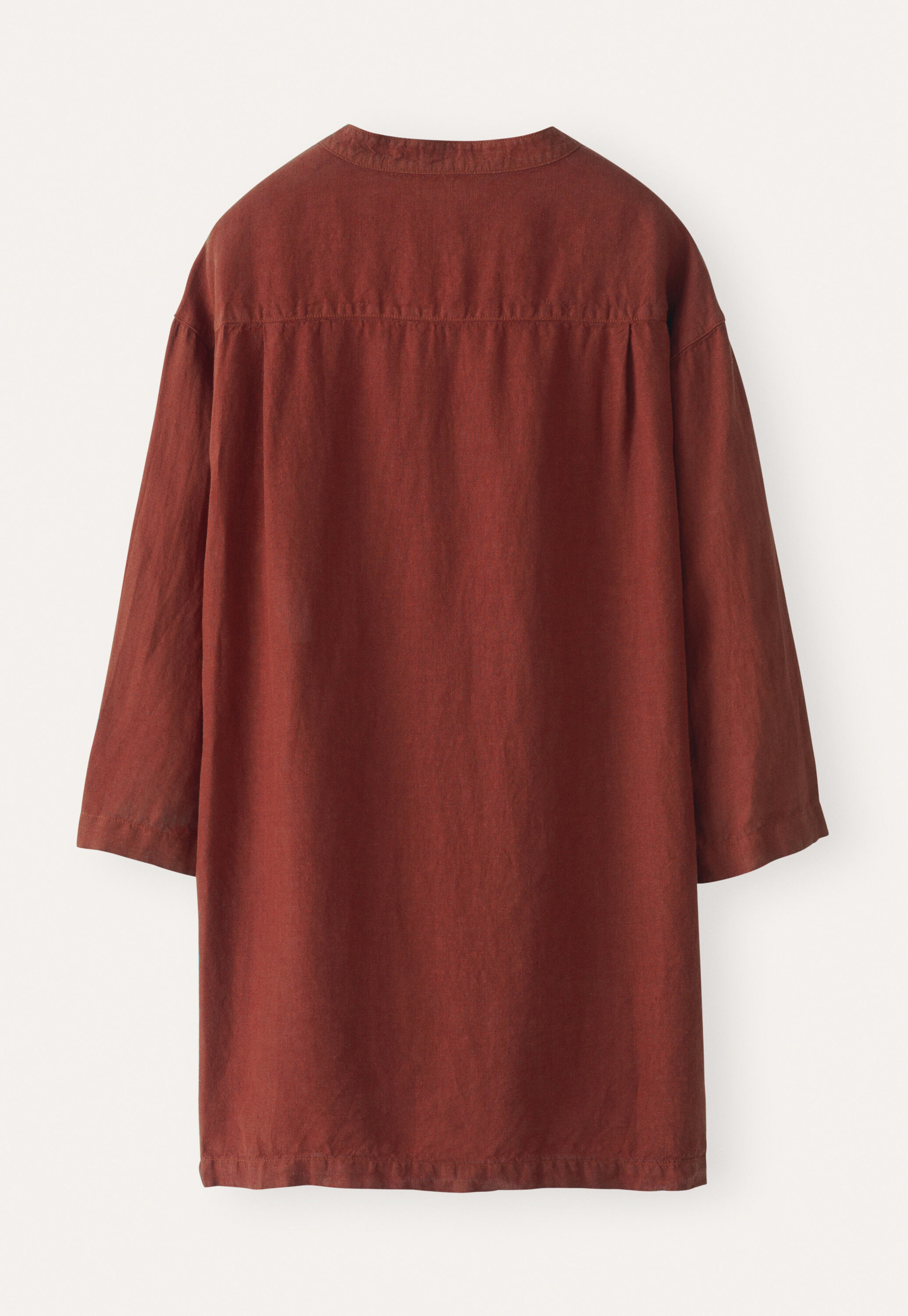 Long side-button shirt