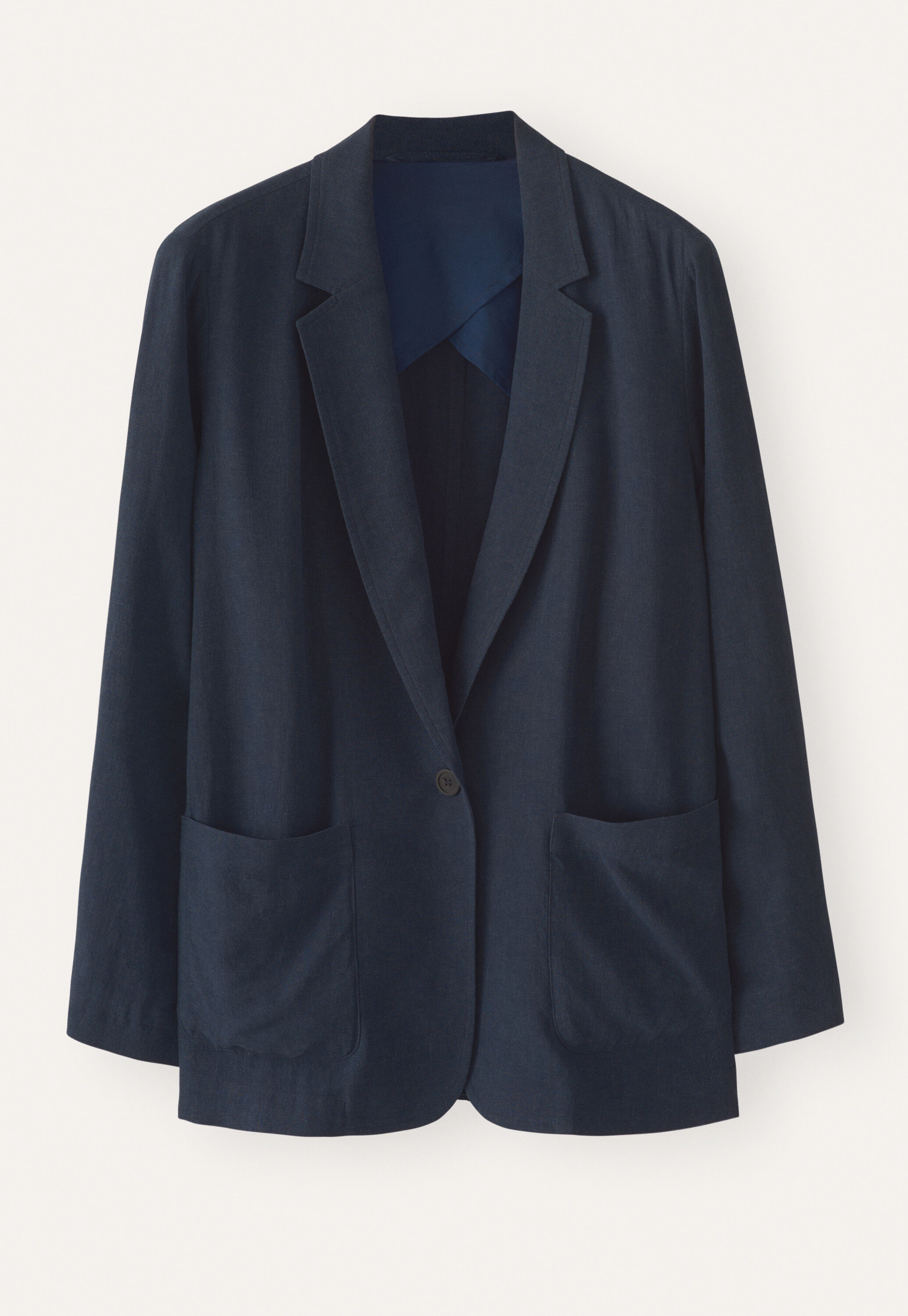 Patch-pocket blazer