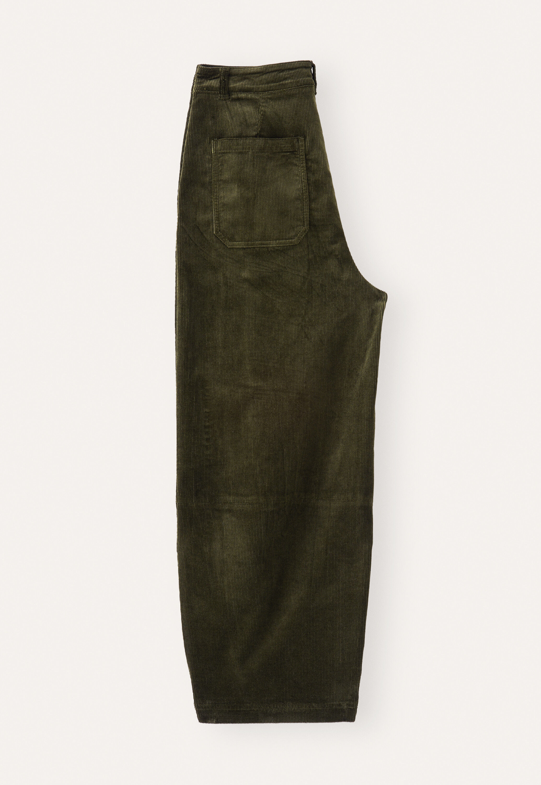 Barrel-leg trousers