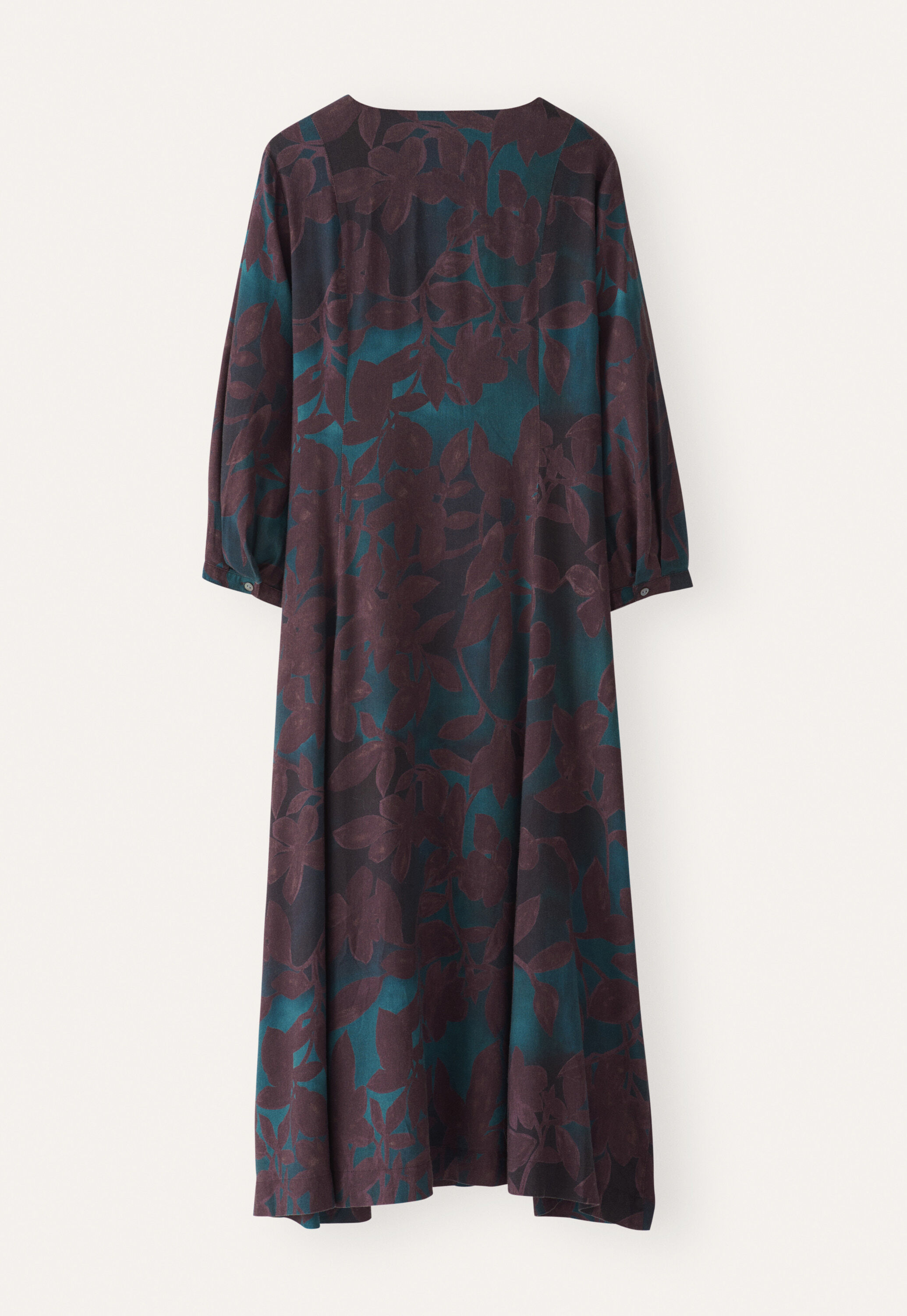 V-neck printed dress