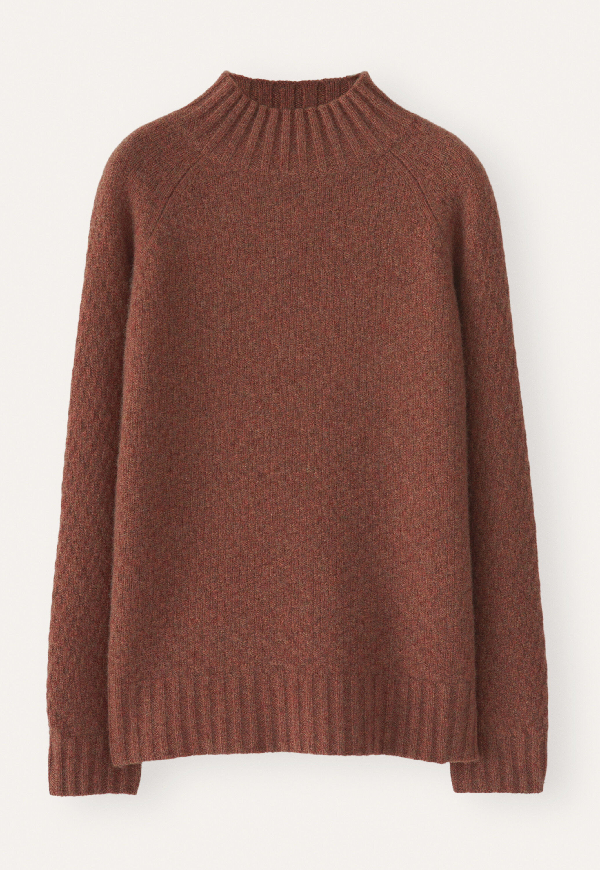 Funnel-neck sweater