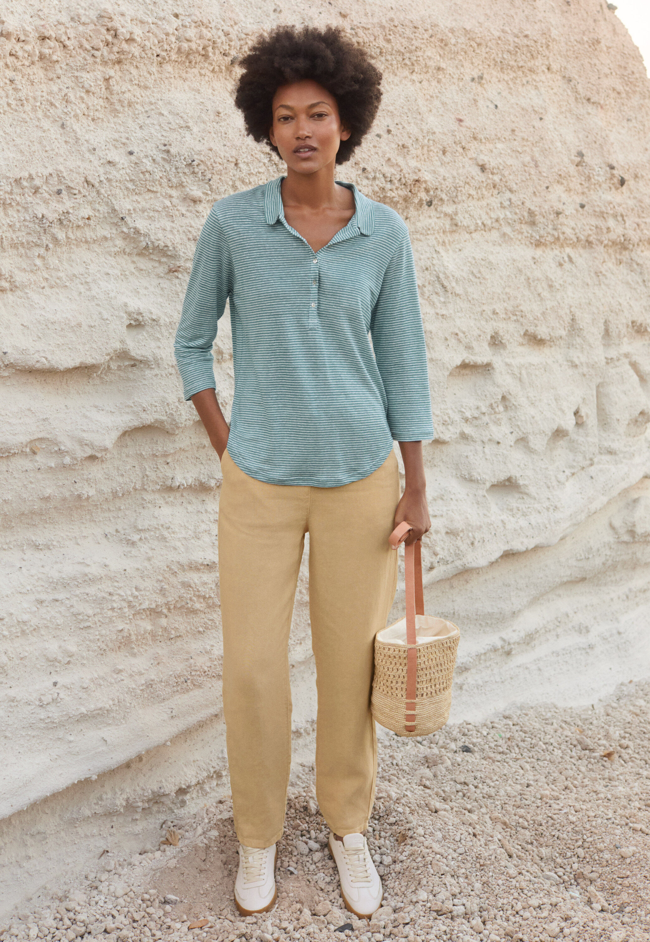 Tapered trousers