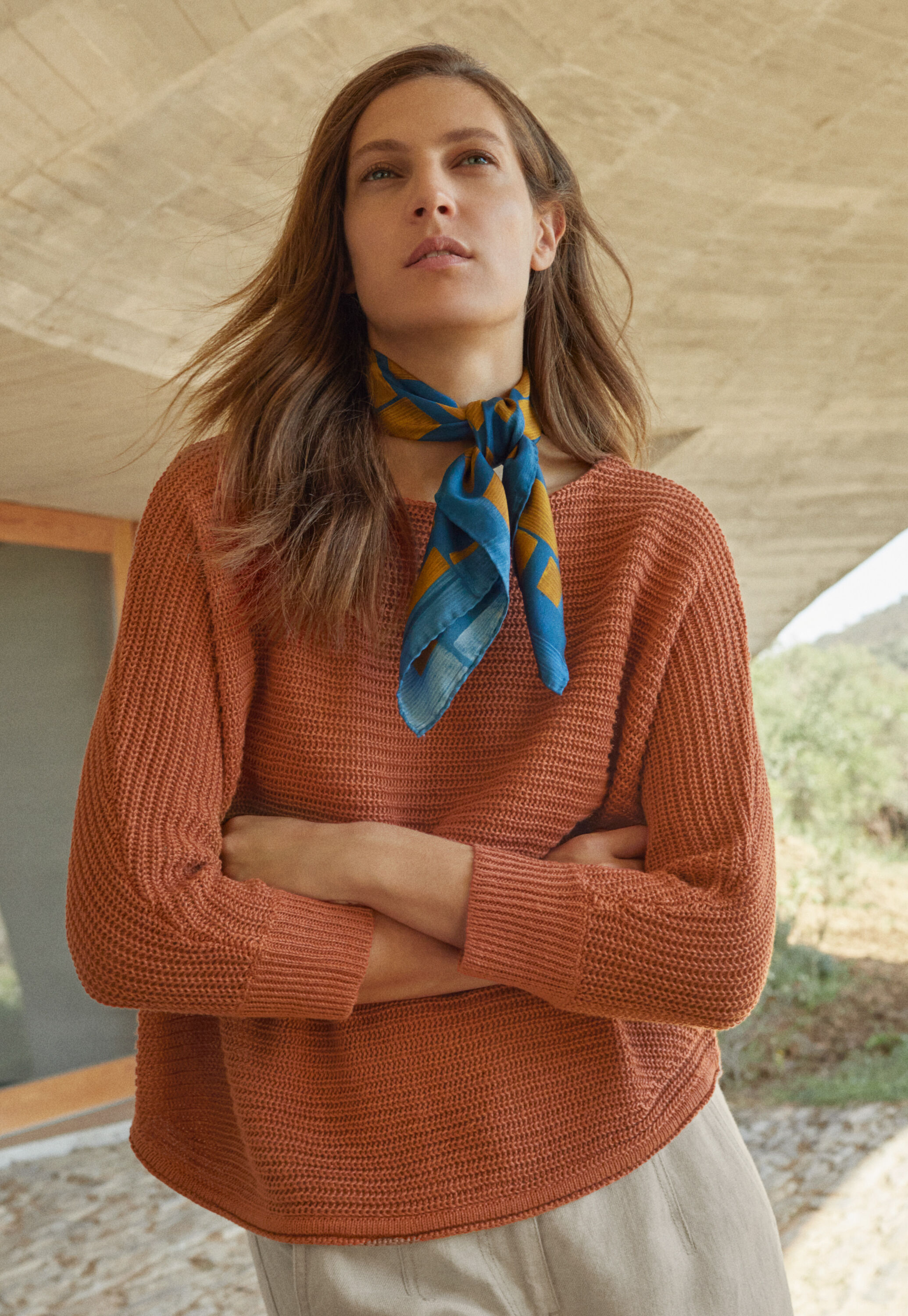 Printed scarf