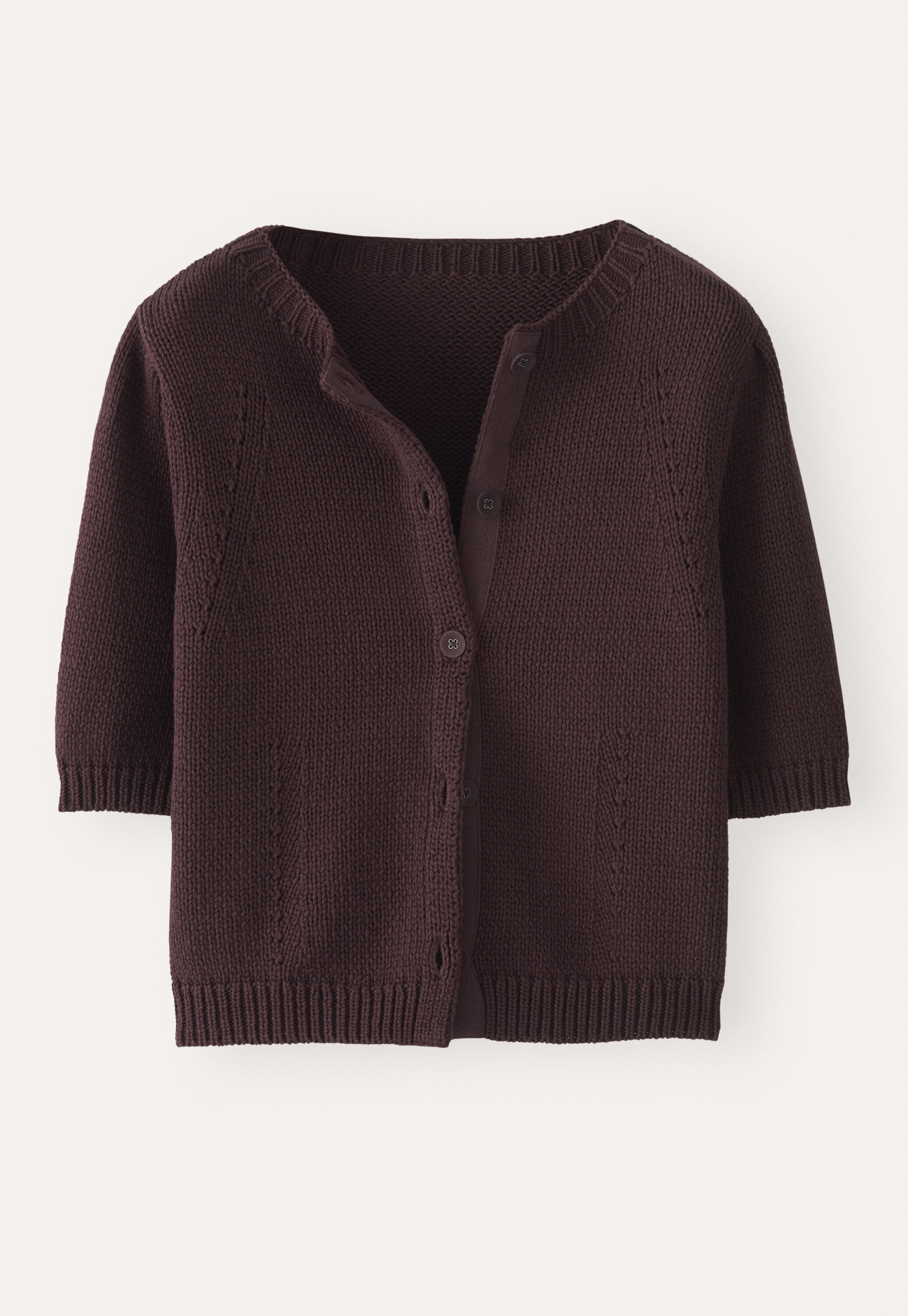 Short-sleeve cardigan
