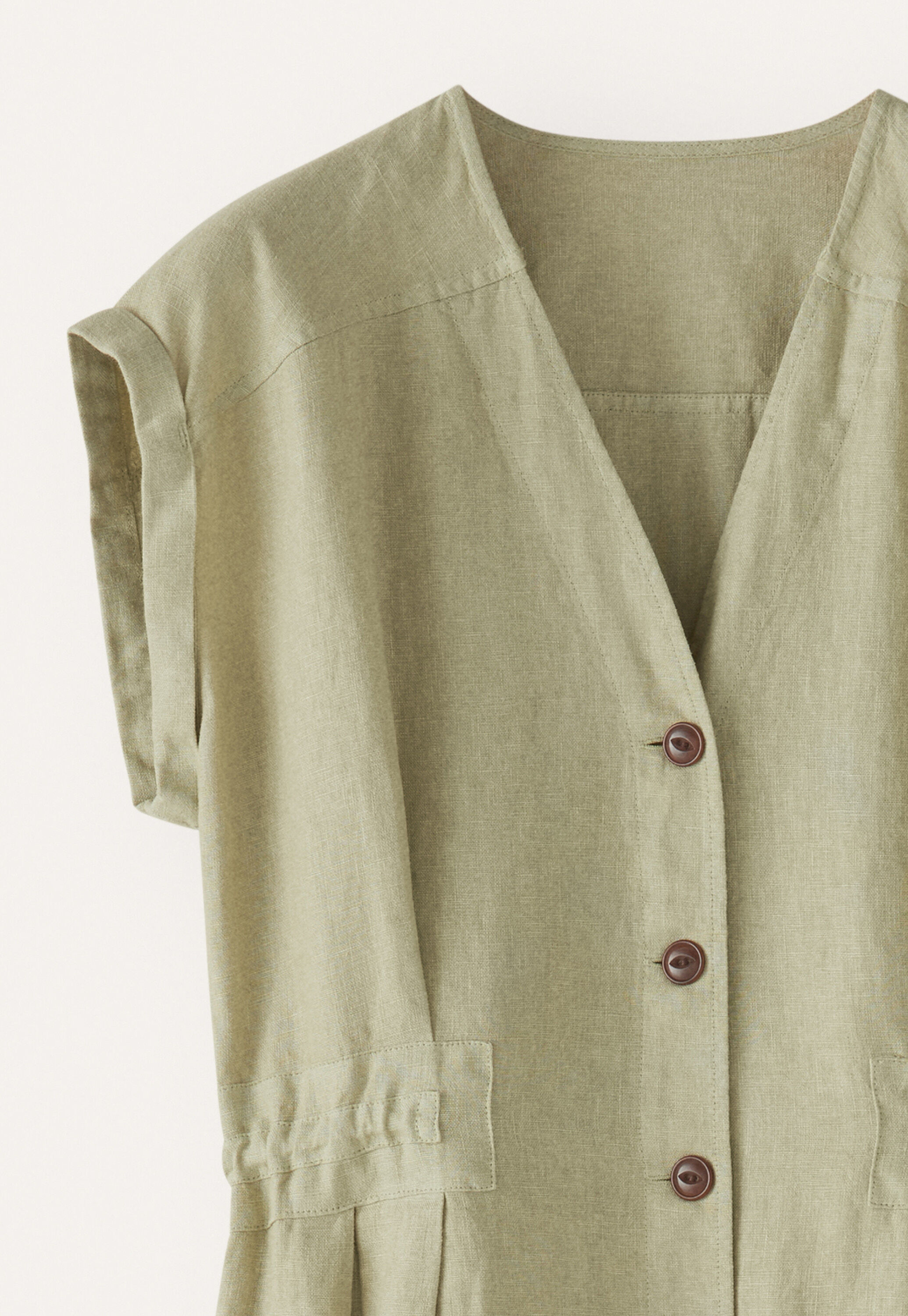 Button-through dress