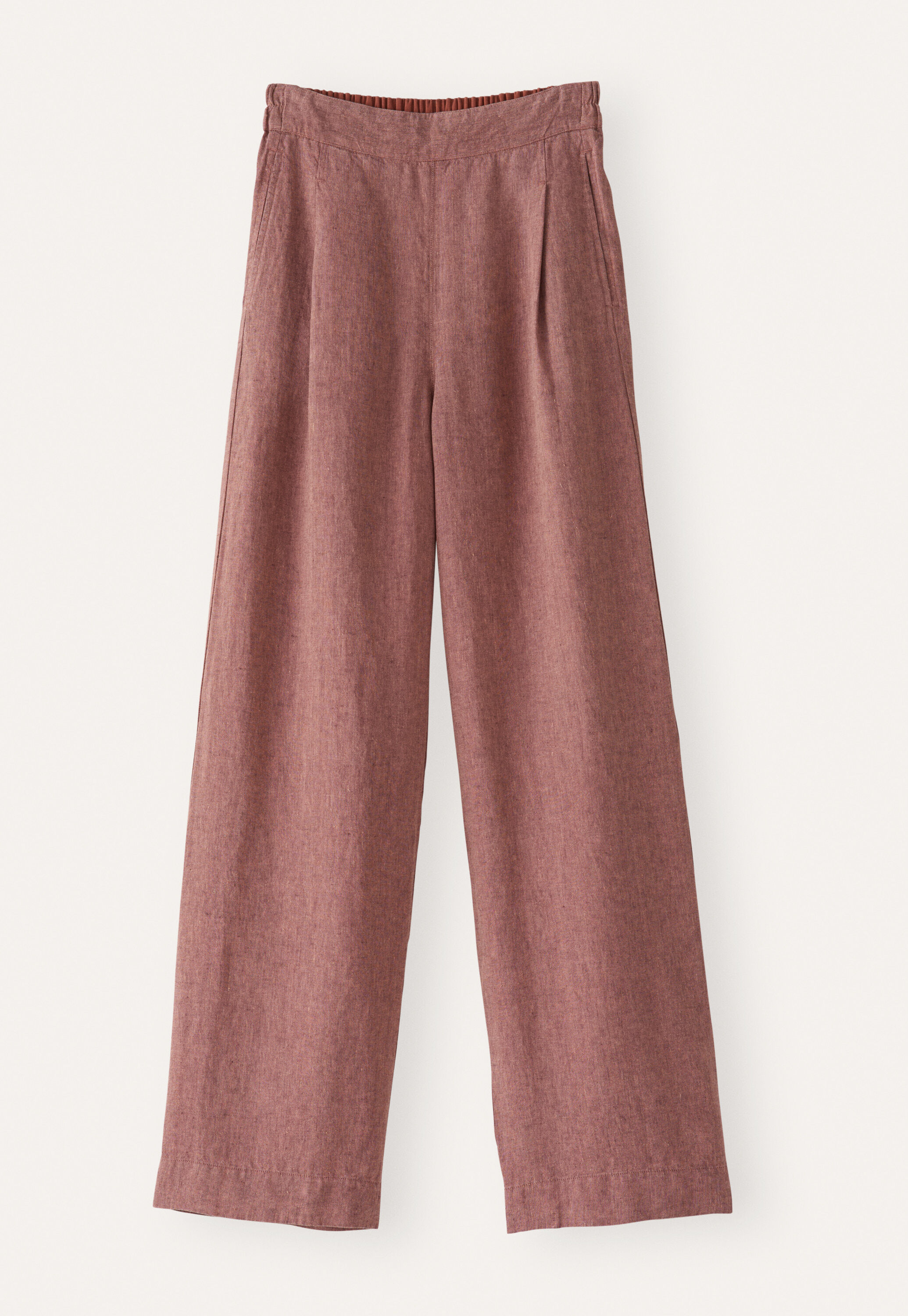 Flat-front trousers