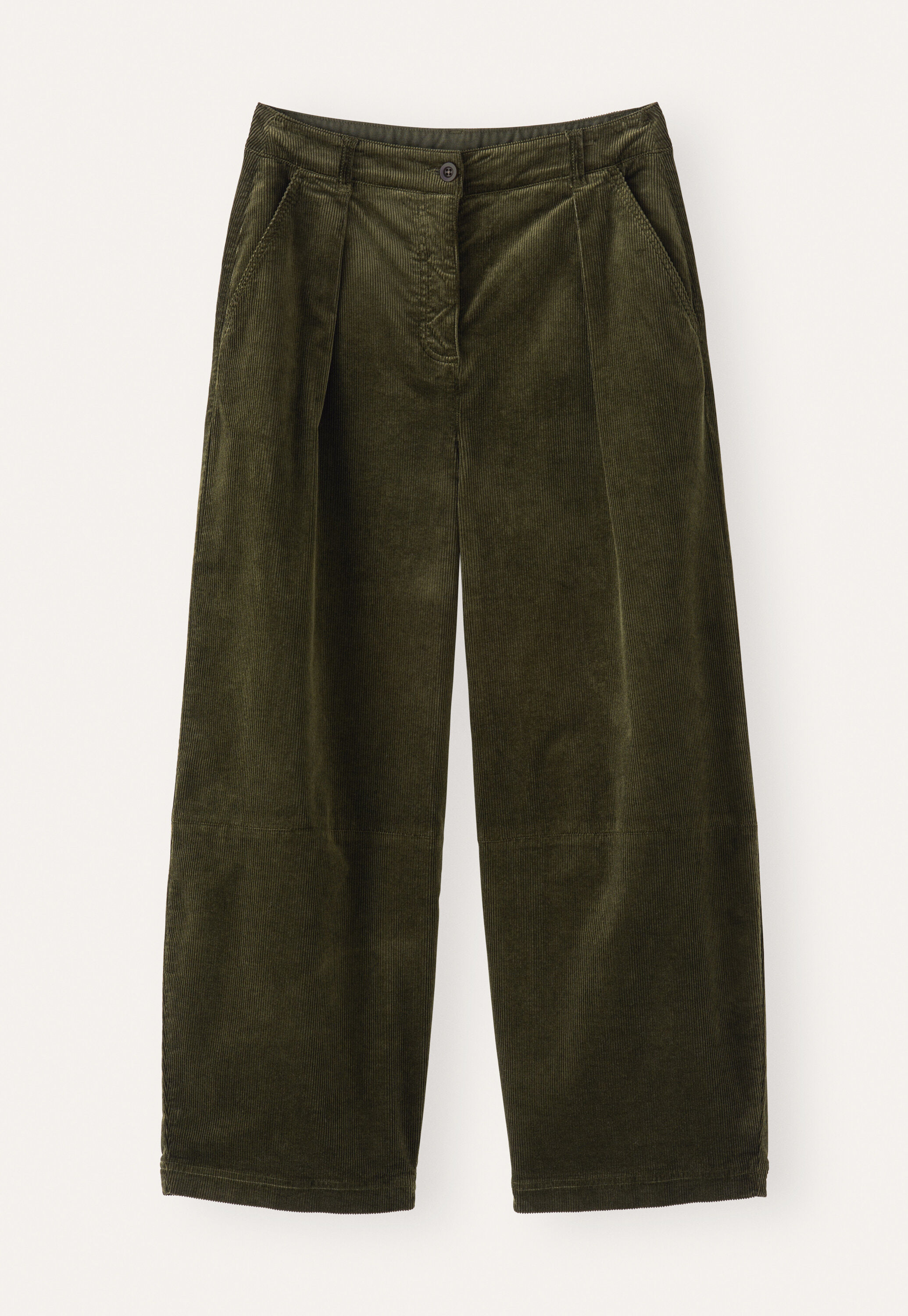 Barrel-leg trousers