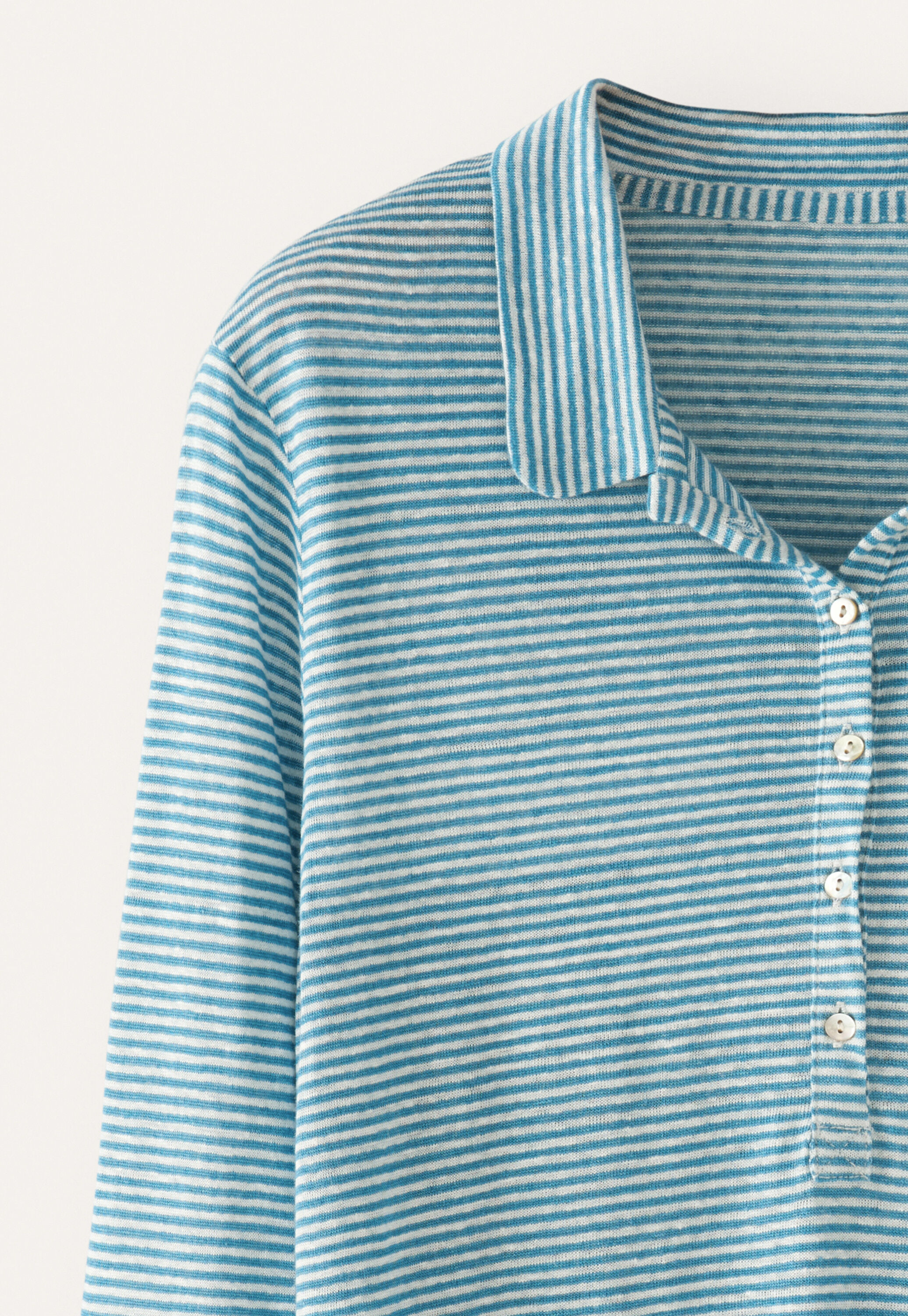 Striped polo shirt