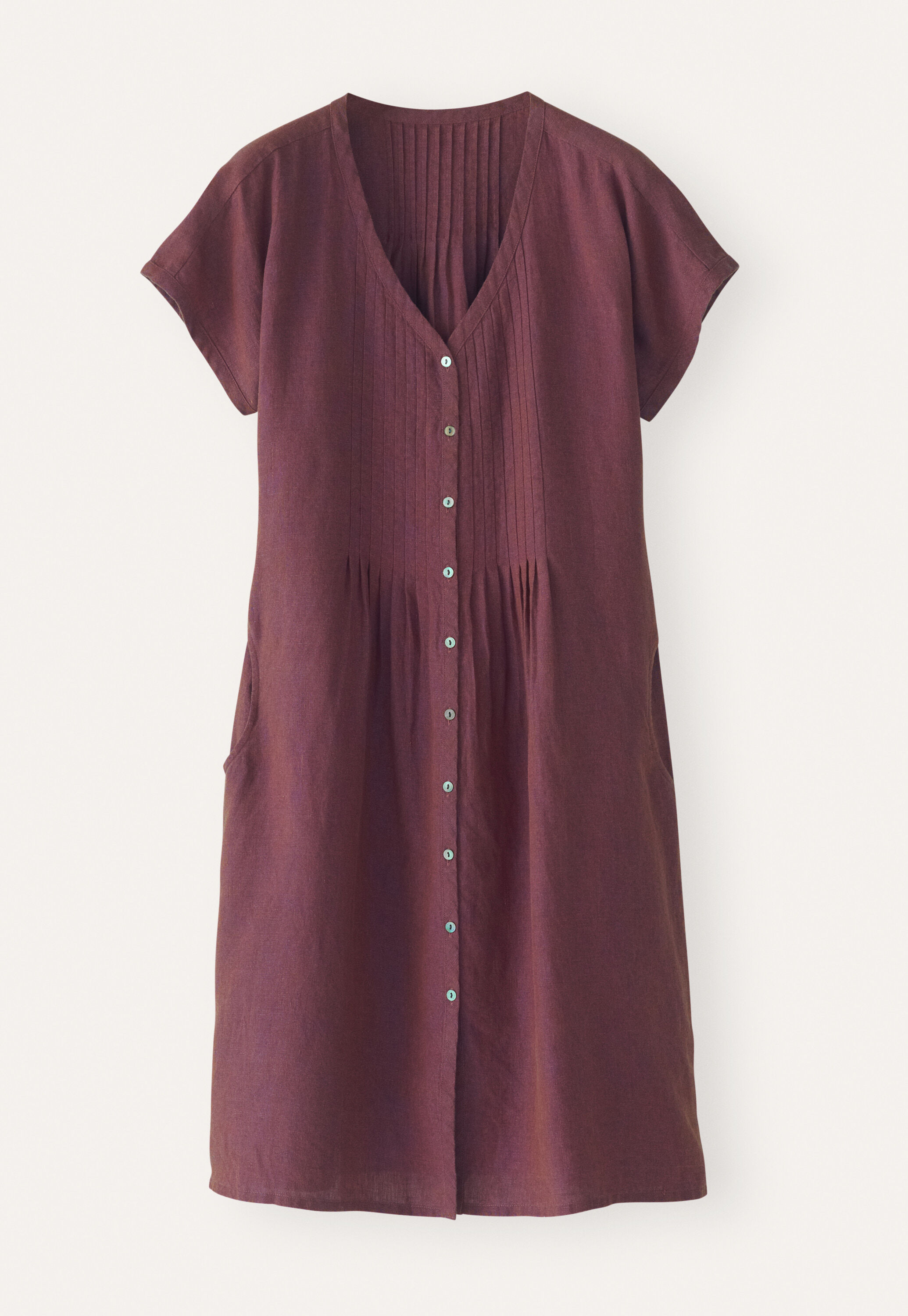 Tuck-detail dress