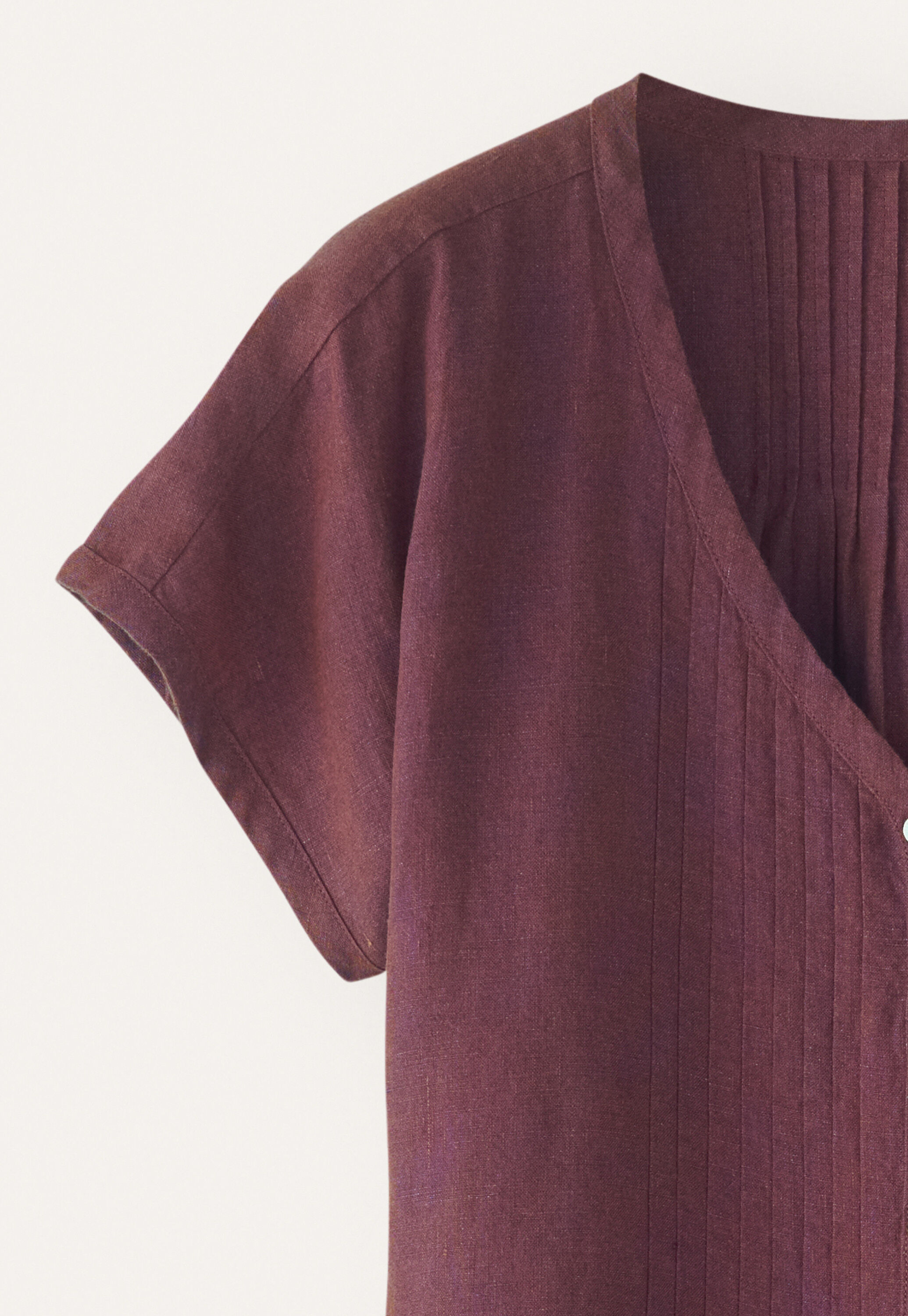 Tuck-detail dress