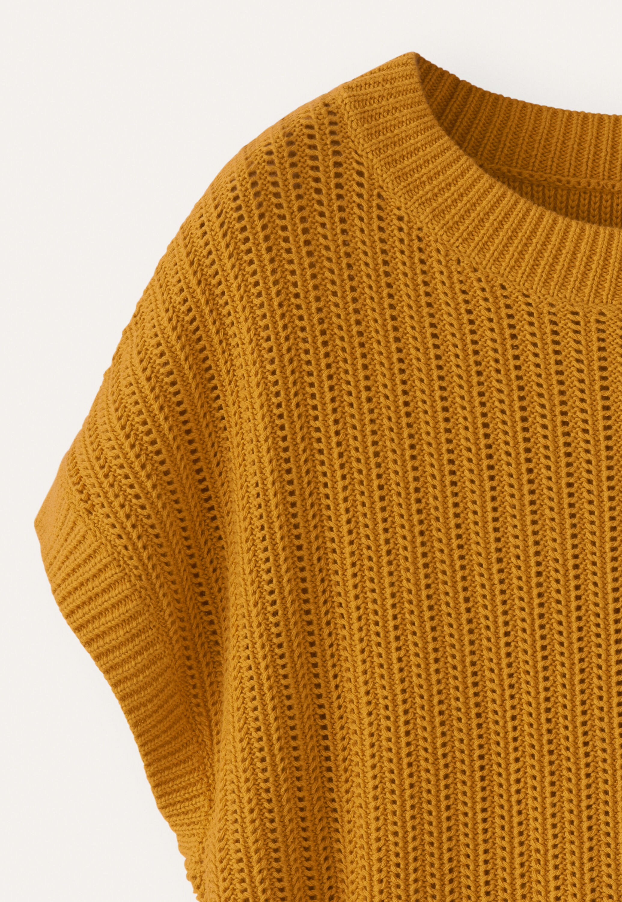 Crochet-stitch sweater
