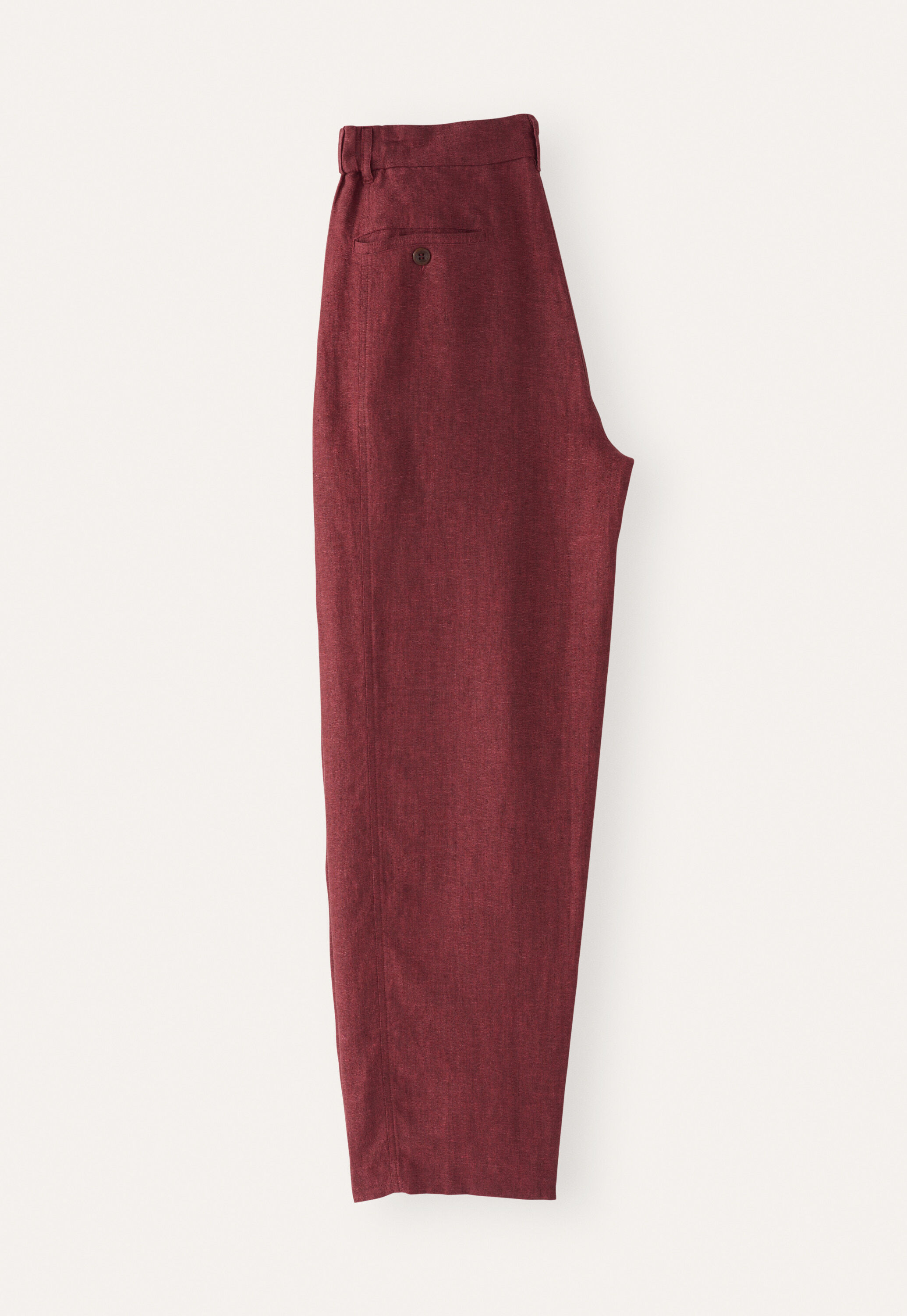 Cropped tapered trousers
