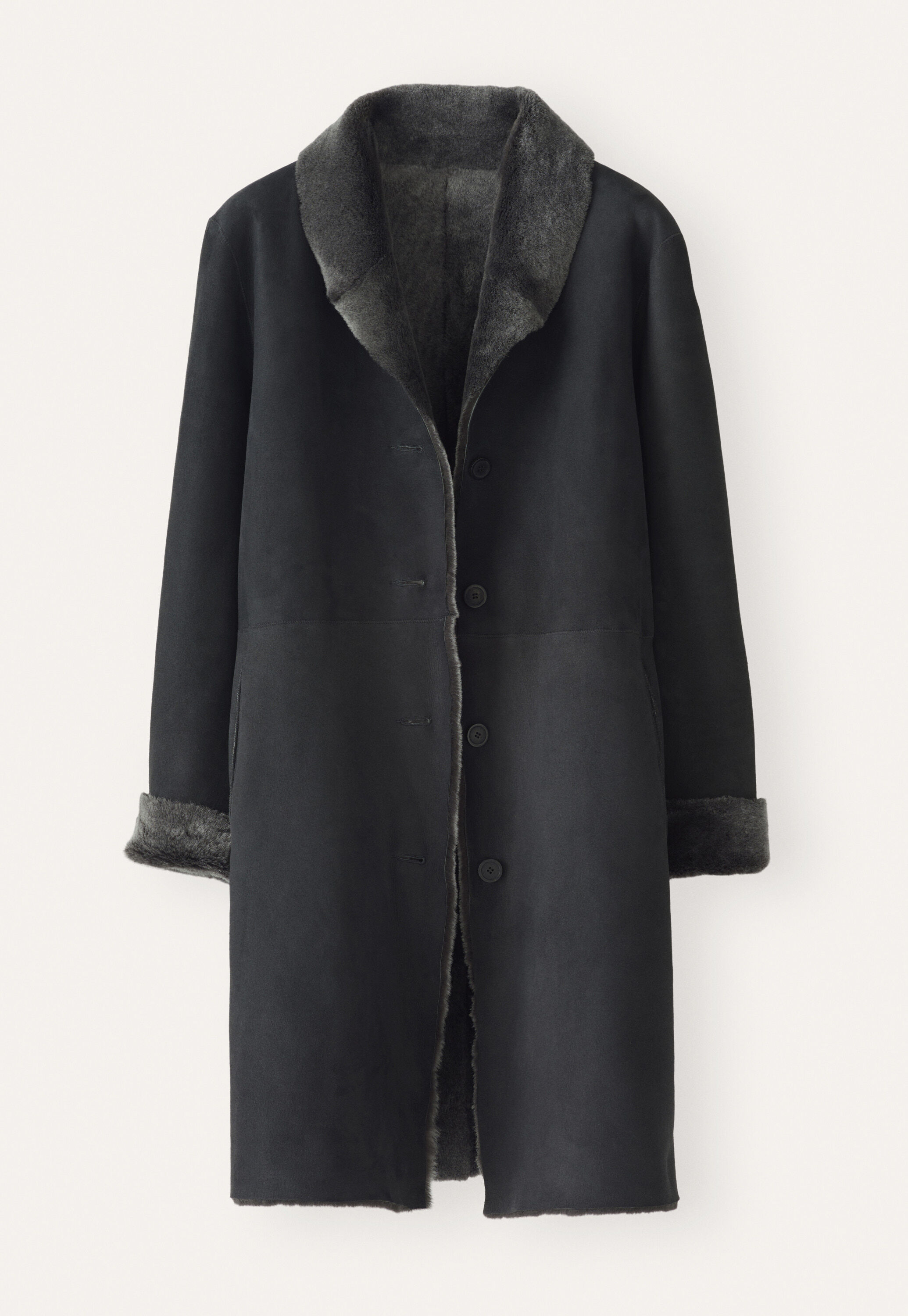 Sheepskin coat